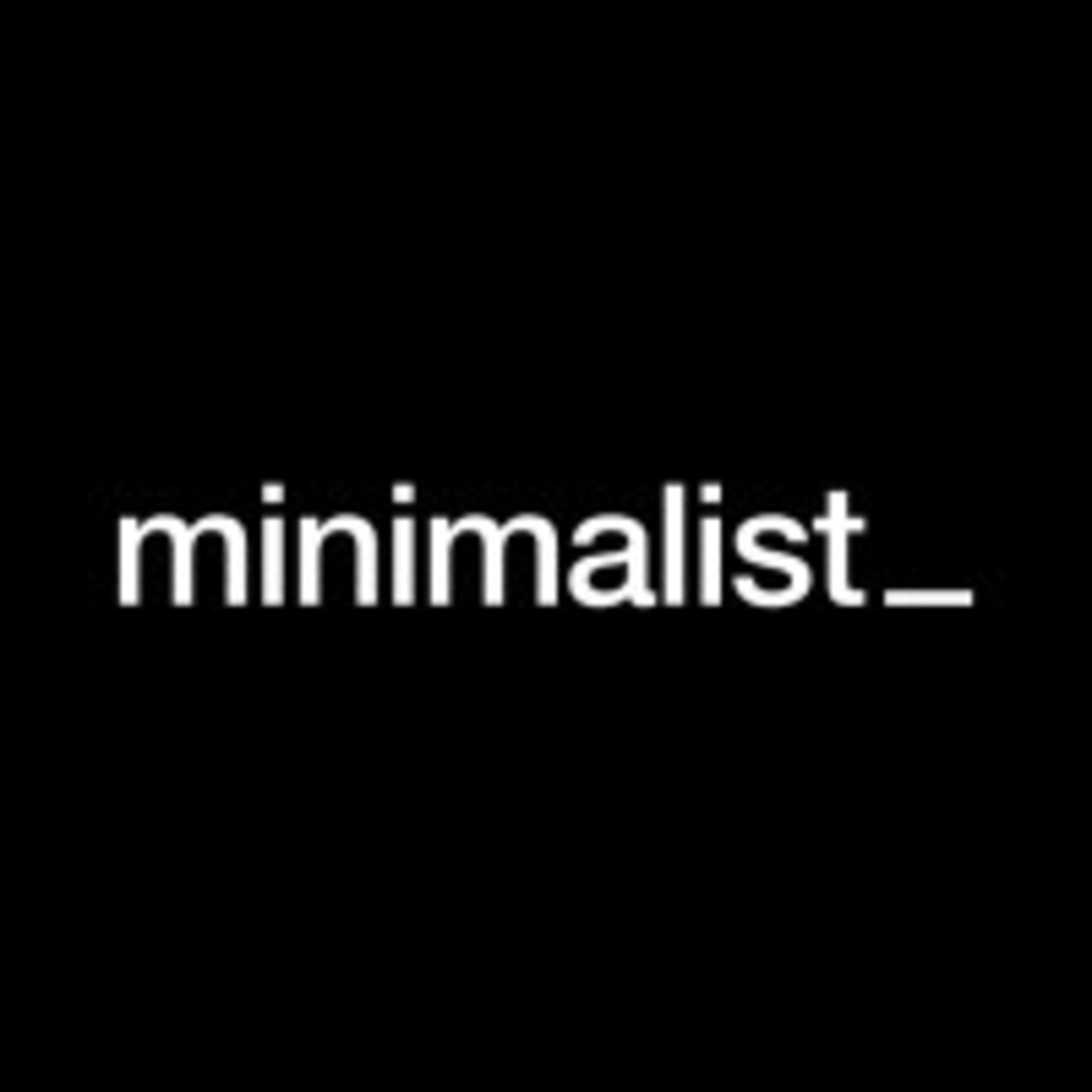 Minimalist episode artwork