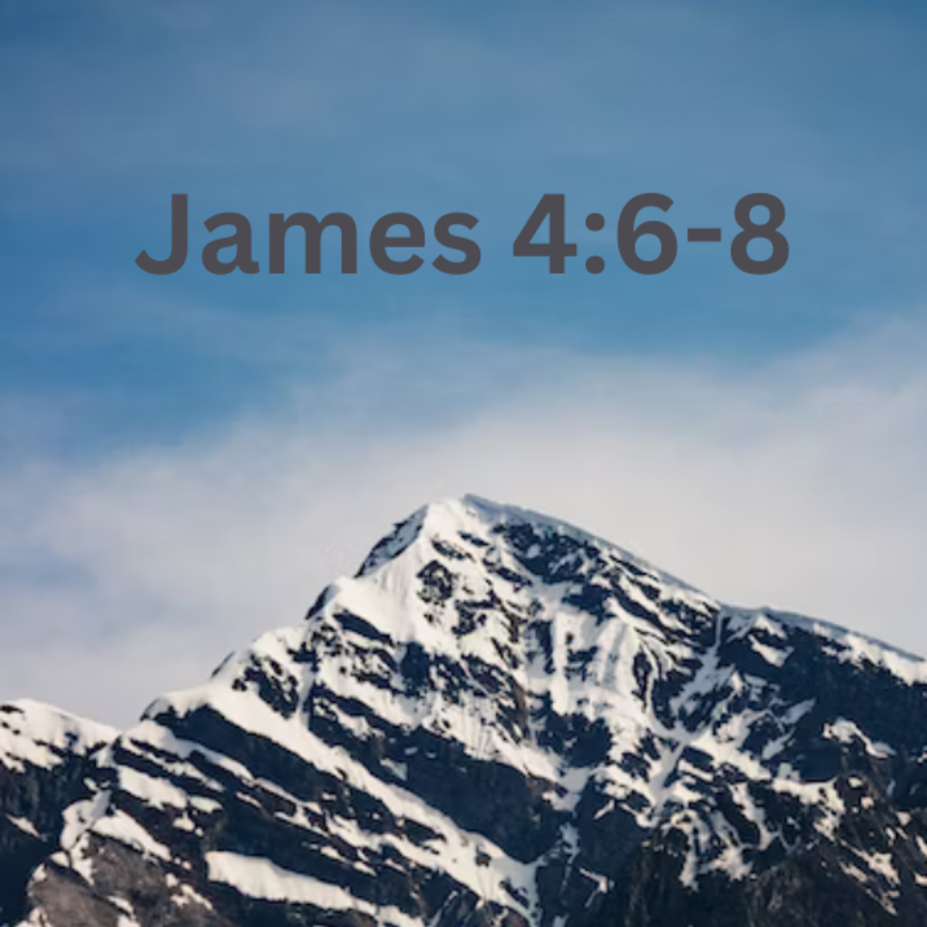 James 4:6-8 // Dustin Harrison episode artwork