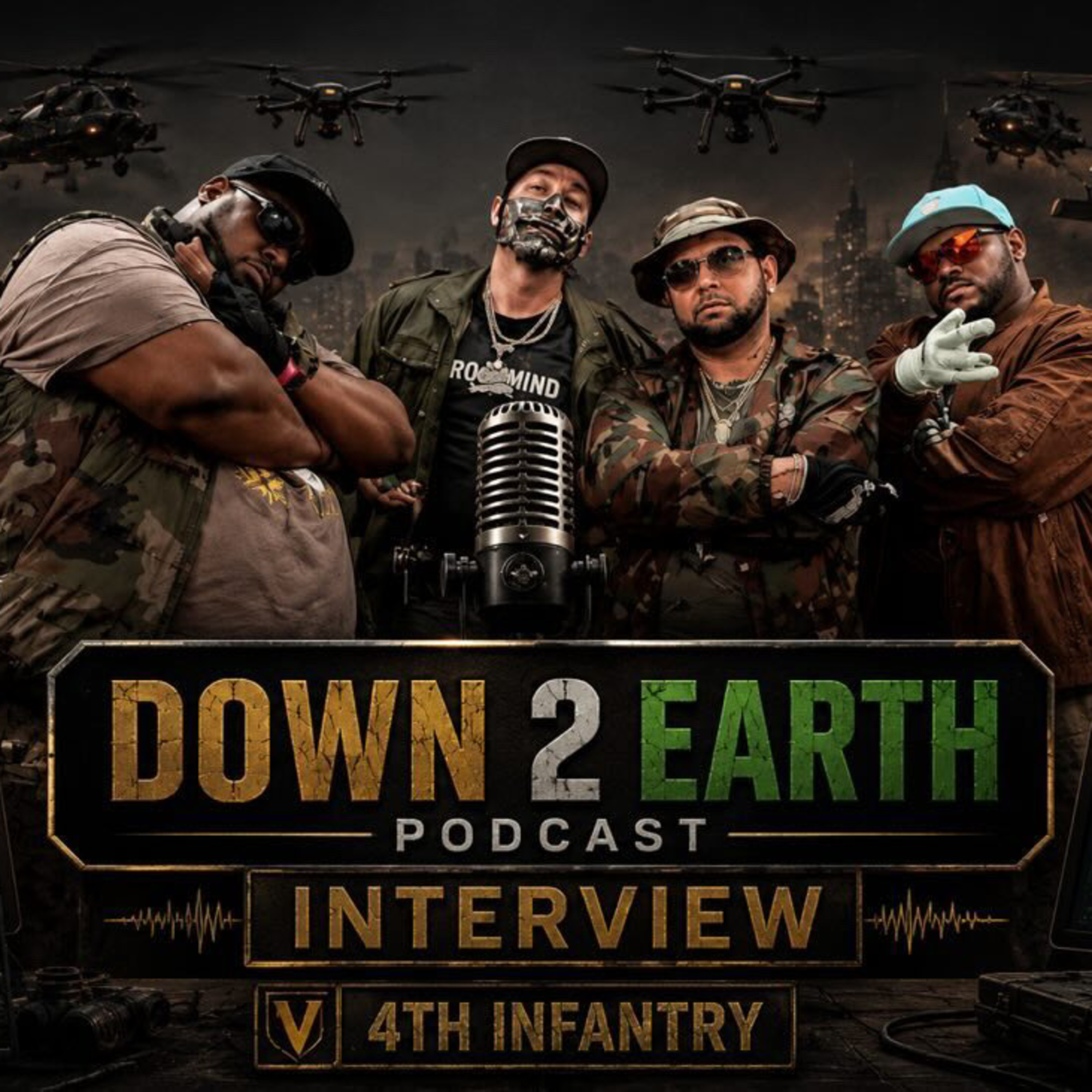 The 4TH infantry Down 2 Earth interview  episode artwork