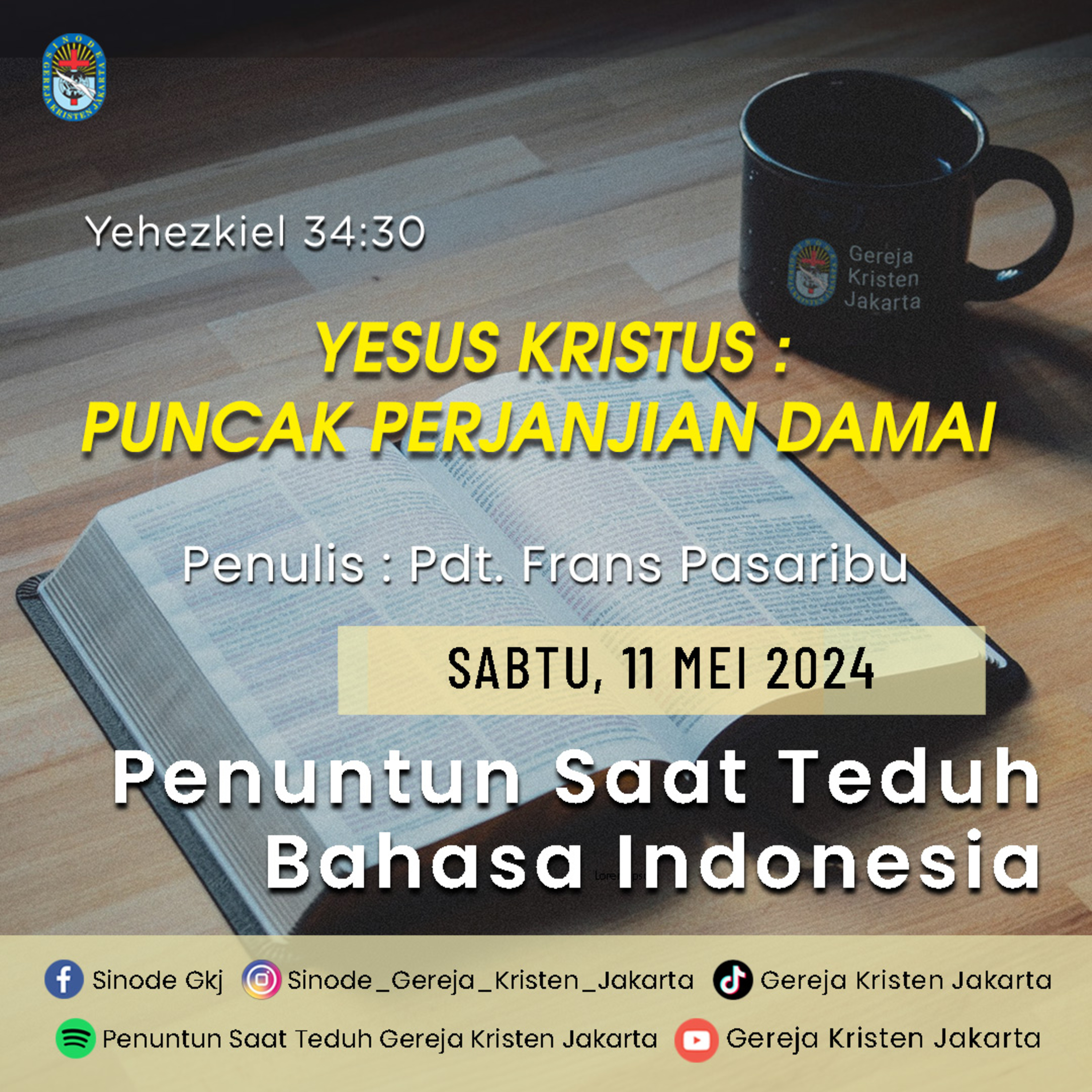Penuntun Saat Teduh Gereja Kristen Jakarta