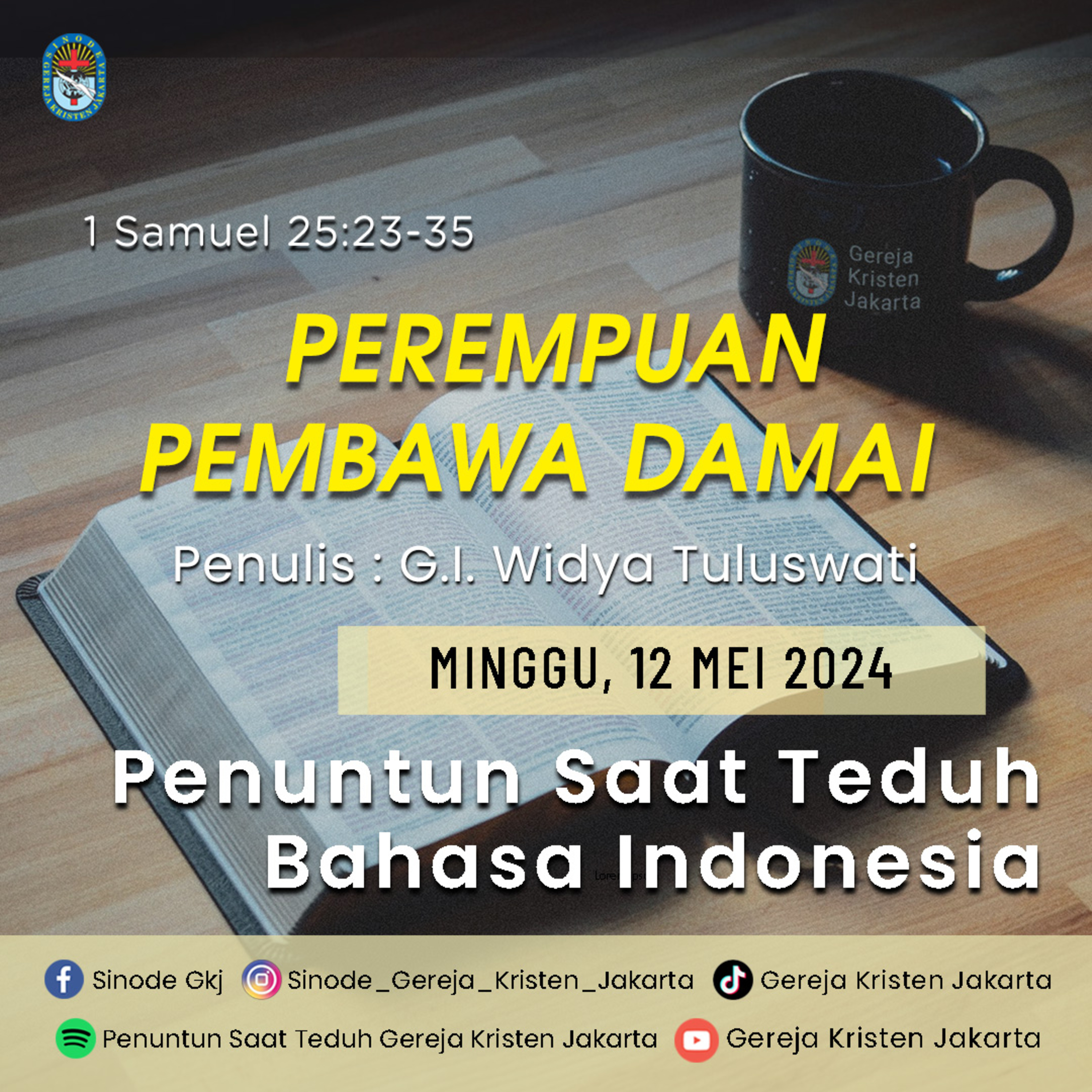 Penuntun Saat Teduh Gereja Kristen Jakarta