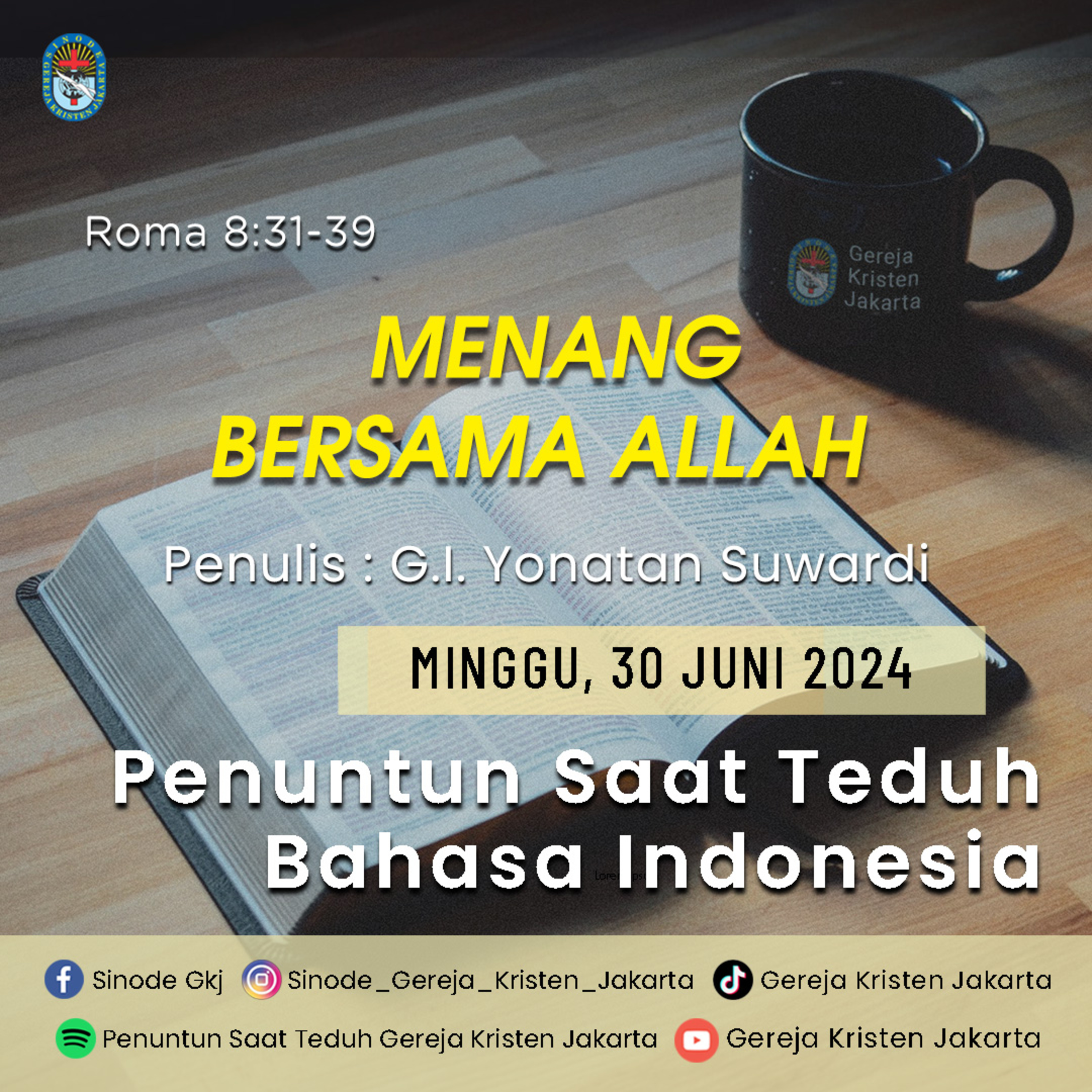 Penuntun Saat Teduh Gereja Kristen Jakarta