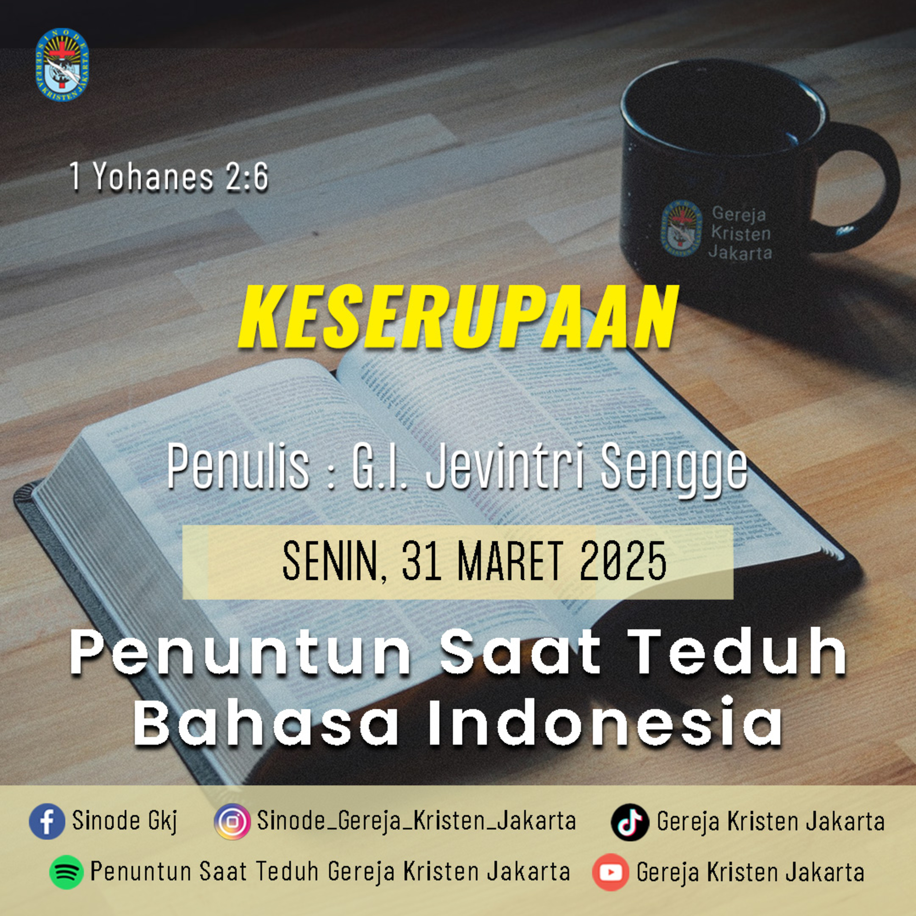 31-3-2025 - Keserupaan (PST GKJ Bahasa Indonesia) episode artwork