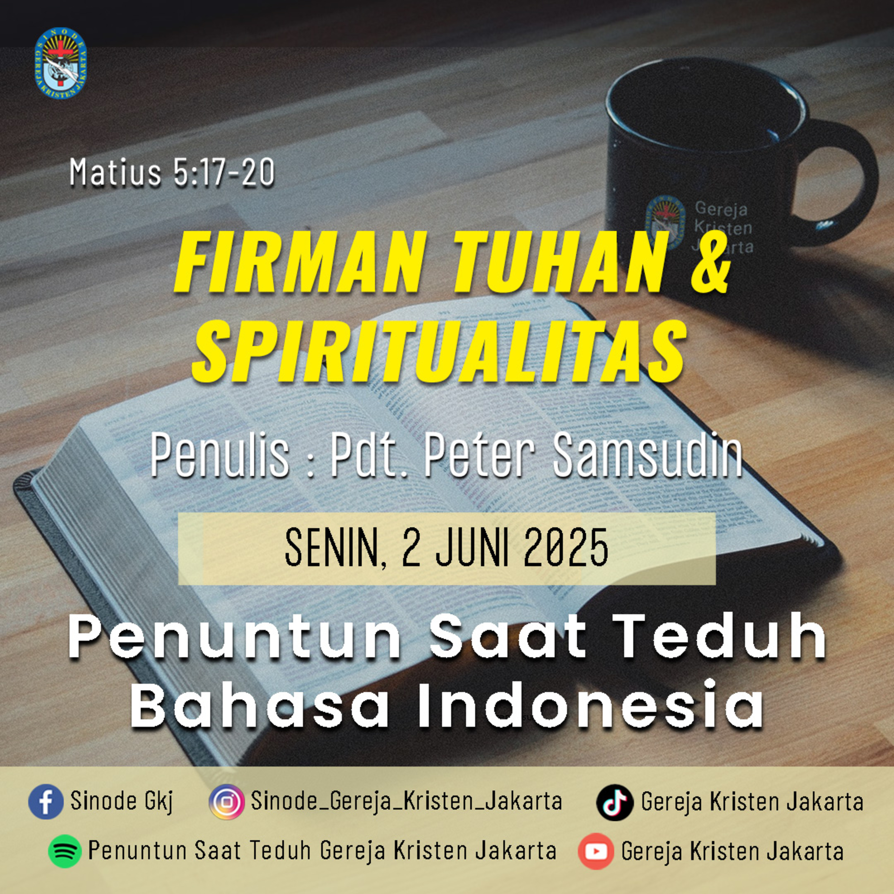 2-6-2025 - Firman Tuhan & Spiritualitas (PST GKJ Bahasa Indonesia) episode artwork