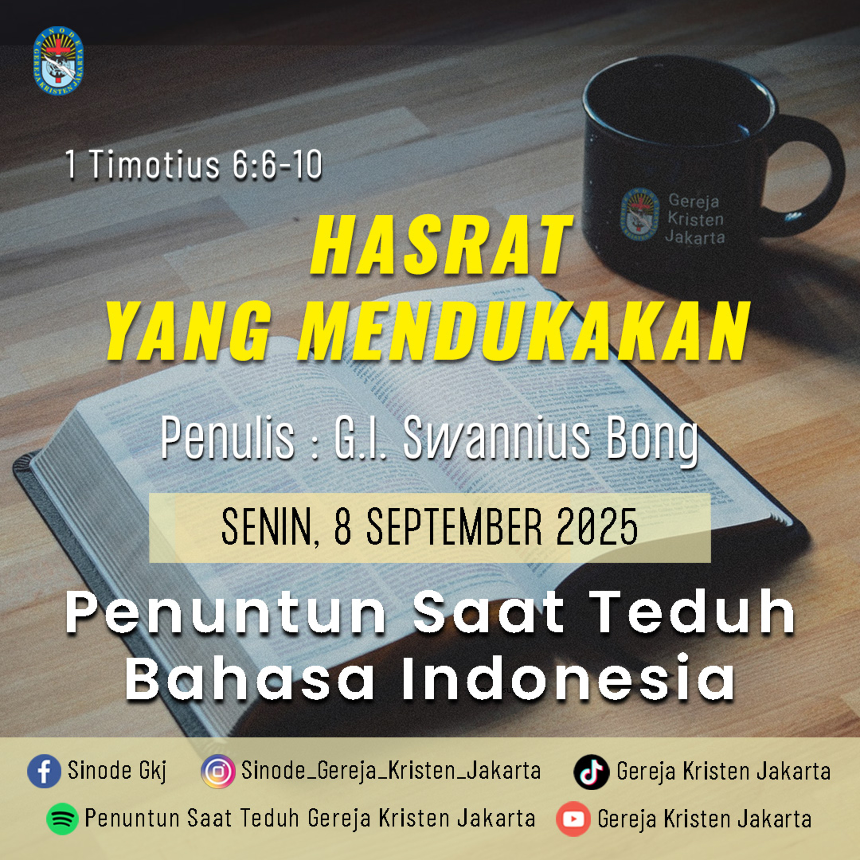 8-9-2025 - Hasrat Yang Mendukakan (PST GKJ Bahasa Indonesia) episode artwork