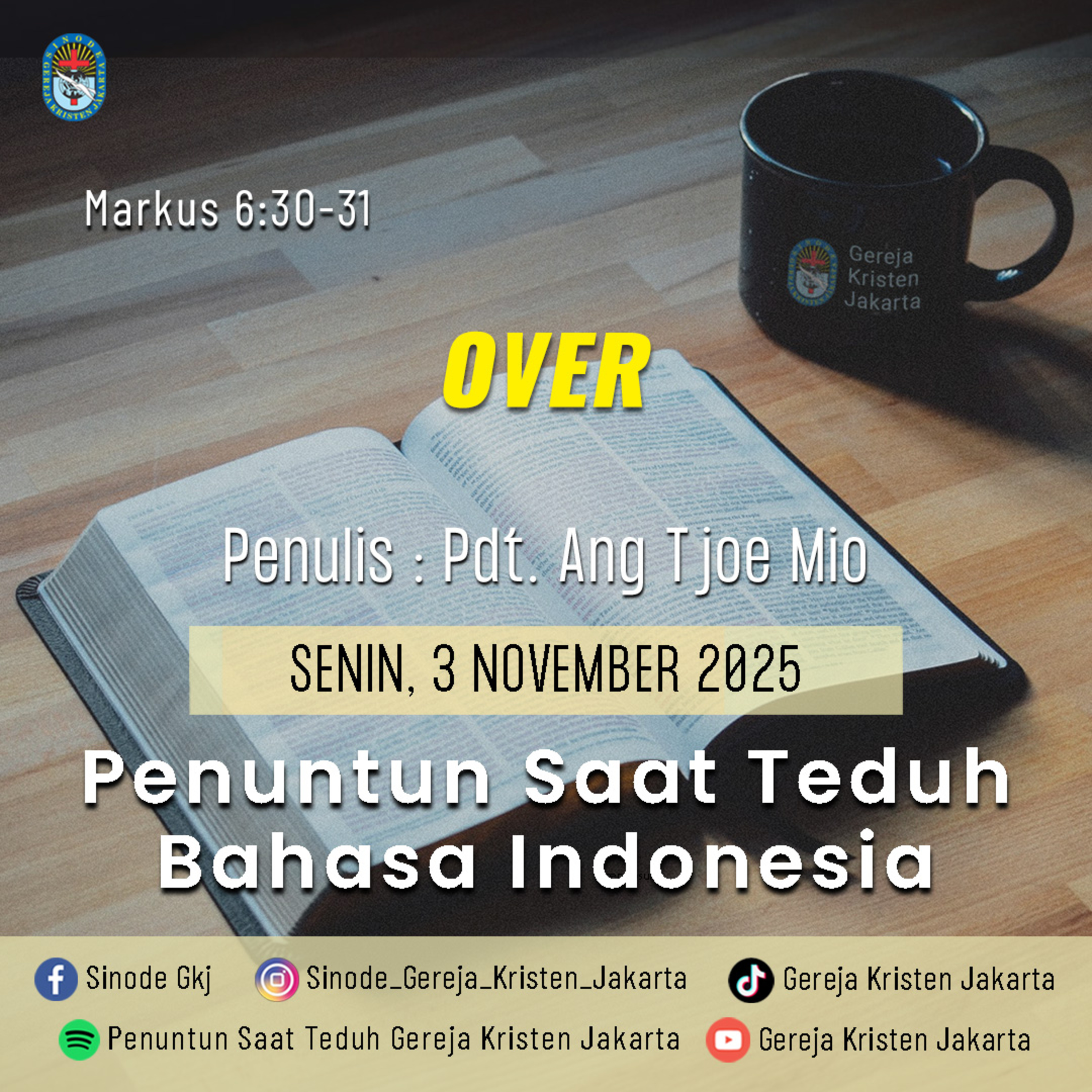 3-11-2025 - Over (PST GKJ Bahasa Indonesia) episode artwork