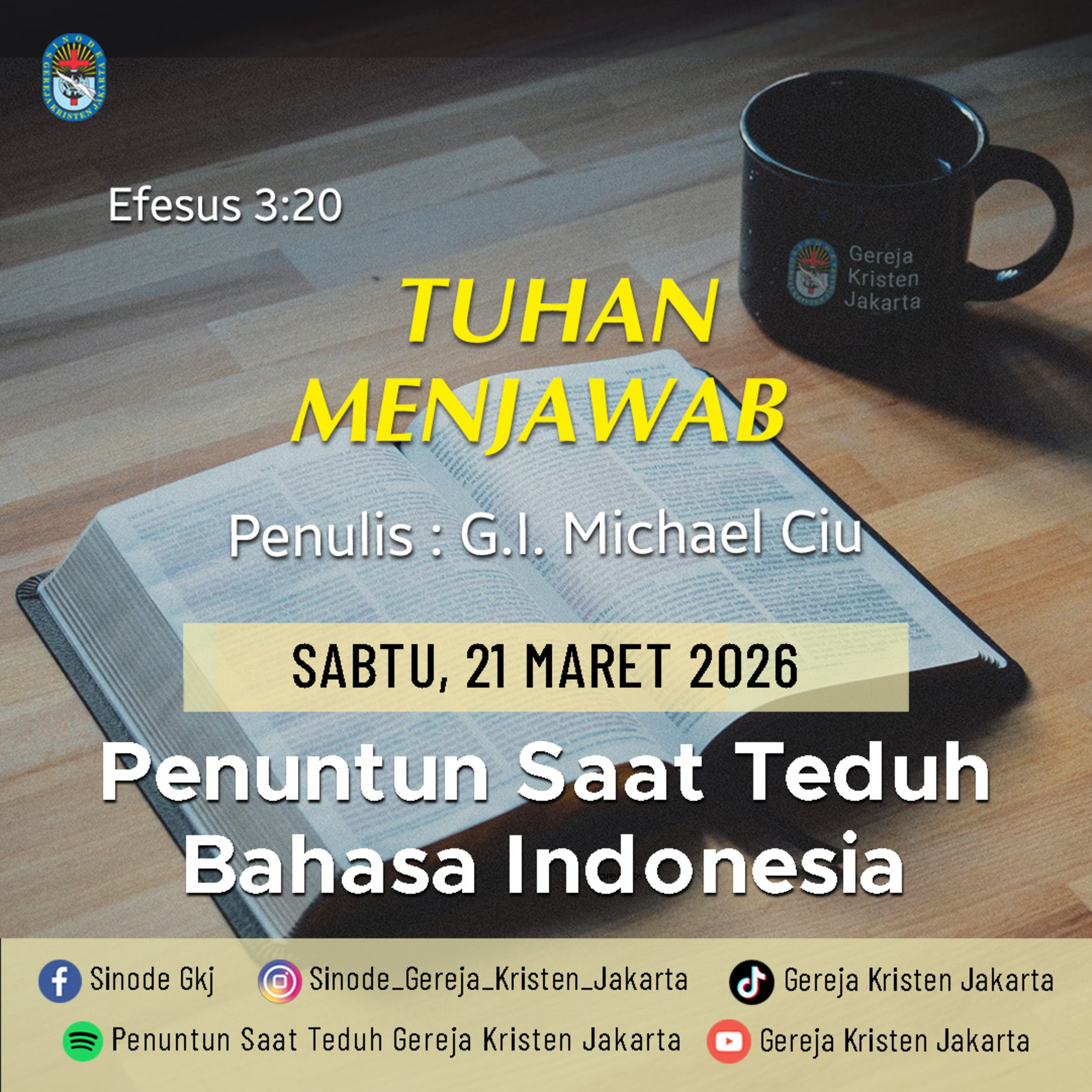 21-3-2026 - Tuhan Menjawab (PST GKJ Bahasa Indonesia) episode artwork