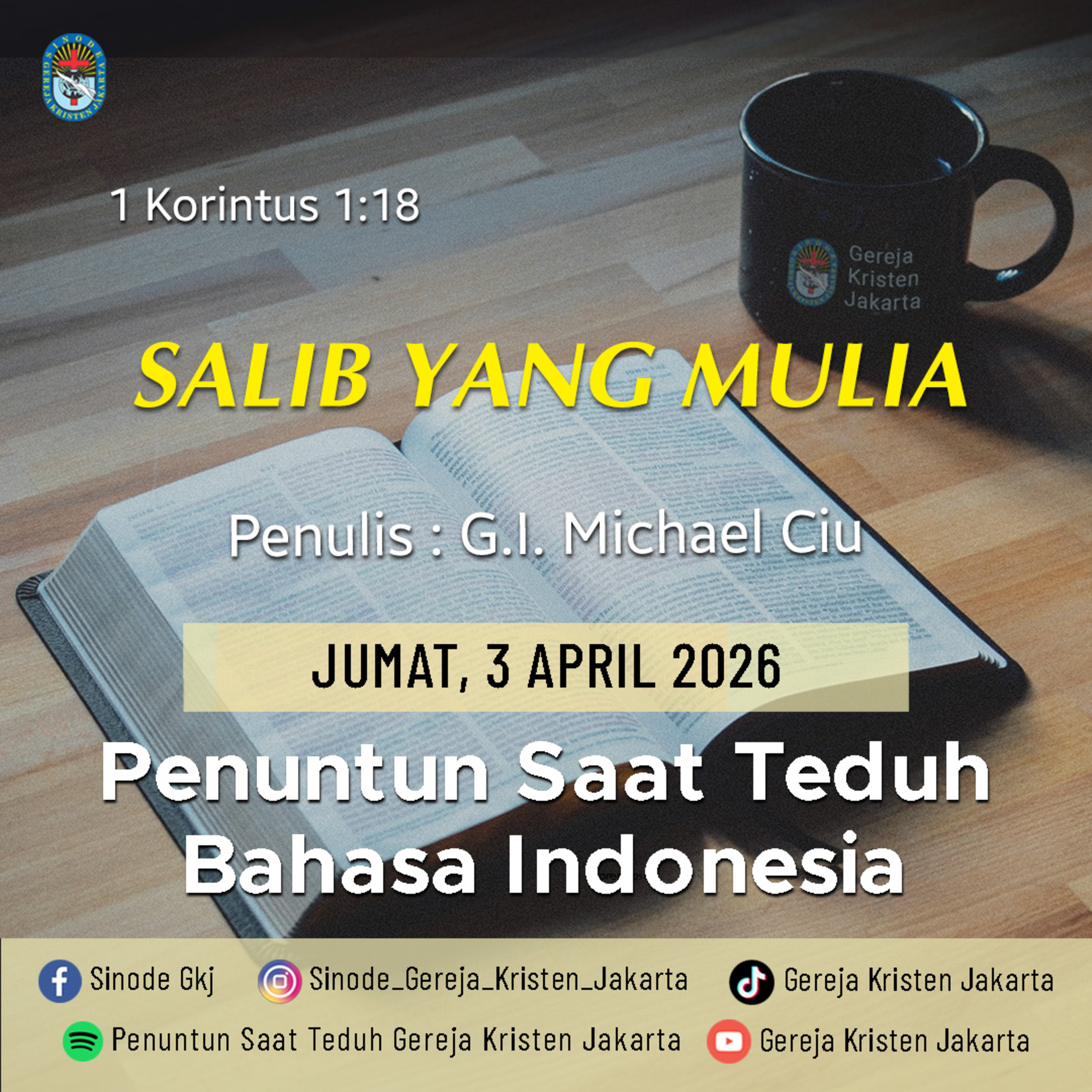 3-4-2026 - Salib Yang Mulia (PST GKJ Bahasa Indonesia) episode artwork