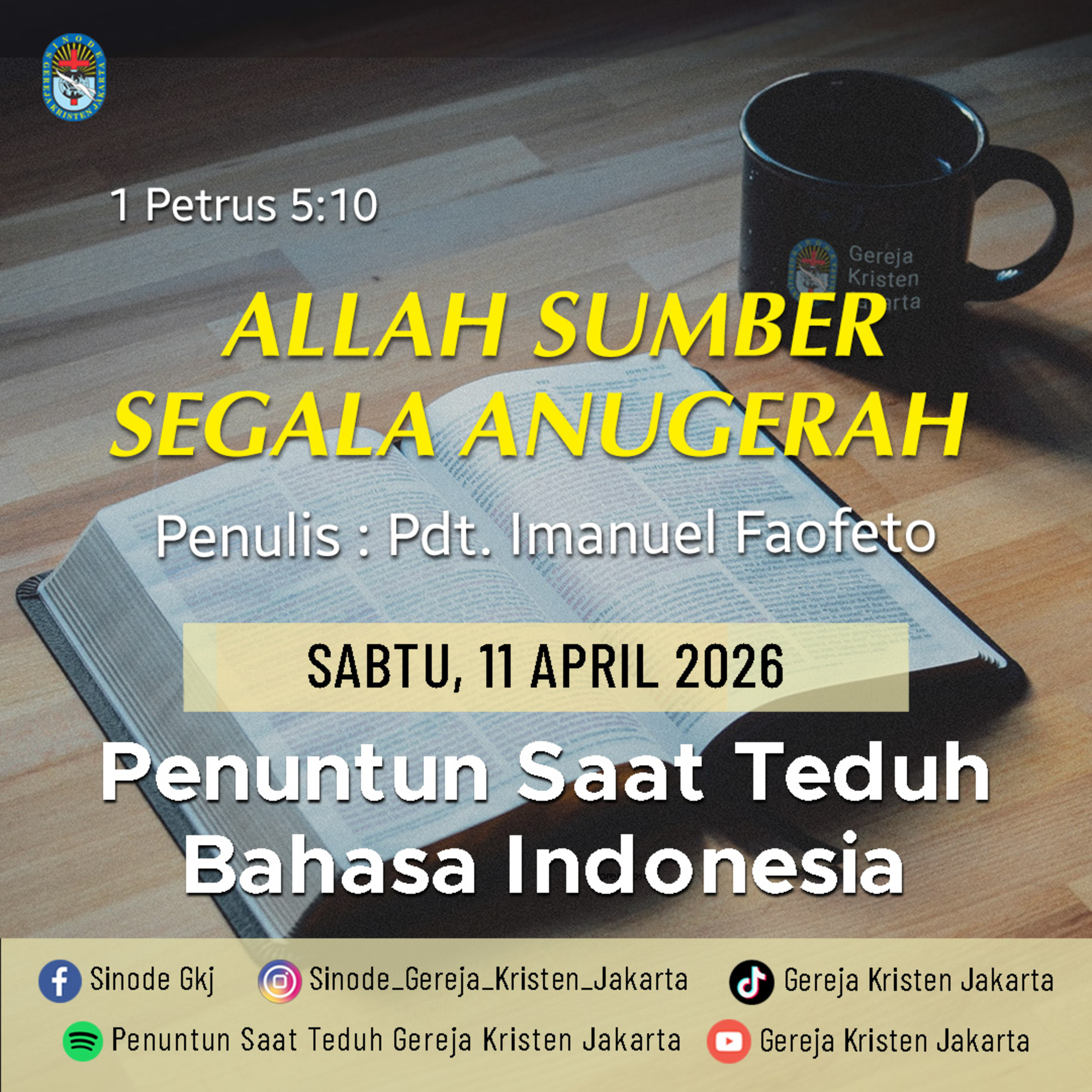 11-4-2026 - Allah Sumber Segala Anugerah (PST GKJ Bahasa Indonesia) episode artwork