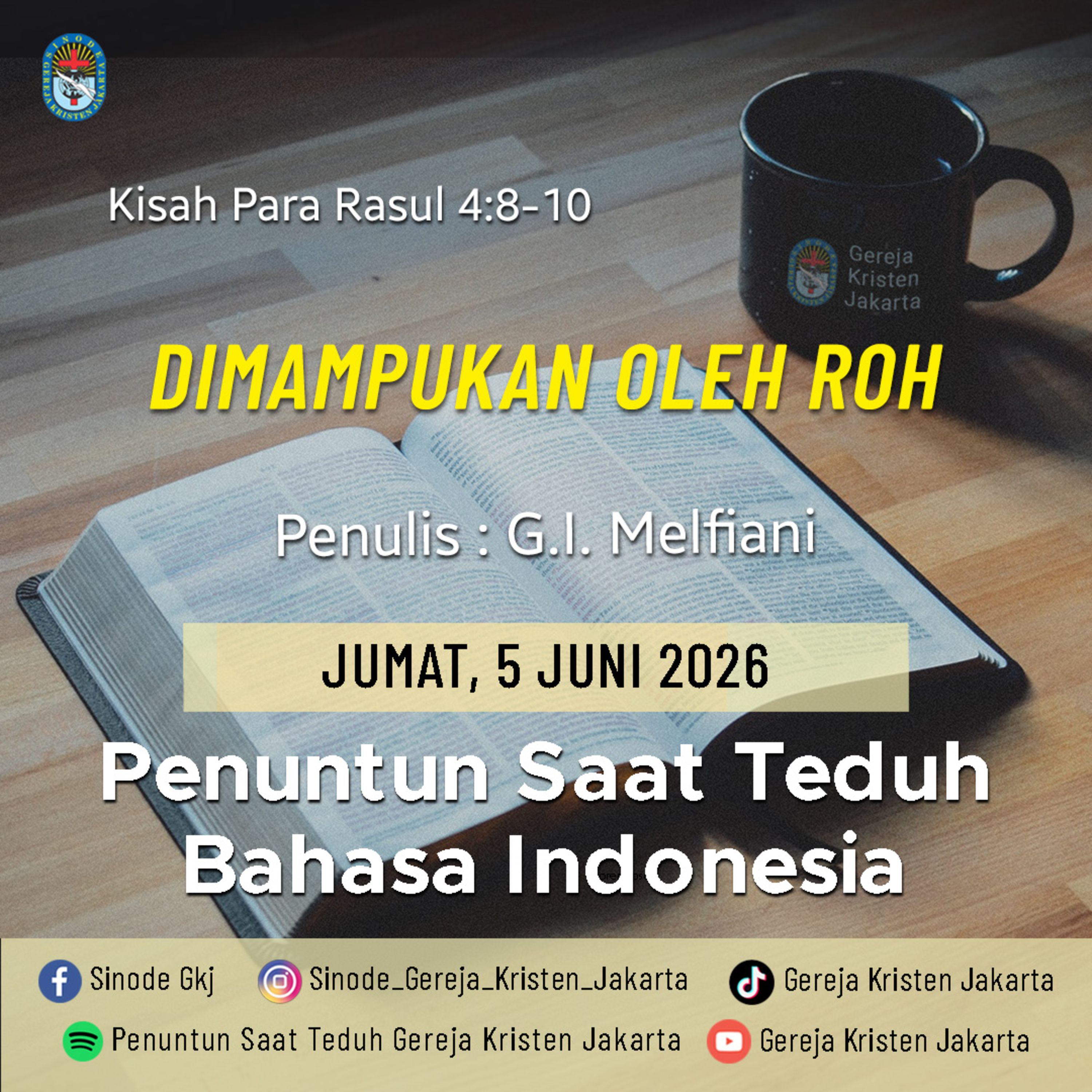 5-6-2026 - Dimampukan Oleh Roh (PST GKJ Bahasa Indonesia) episode artwork