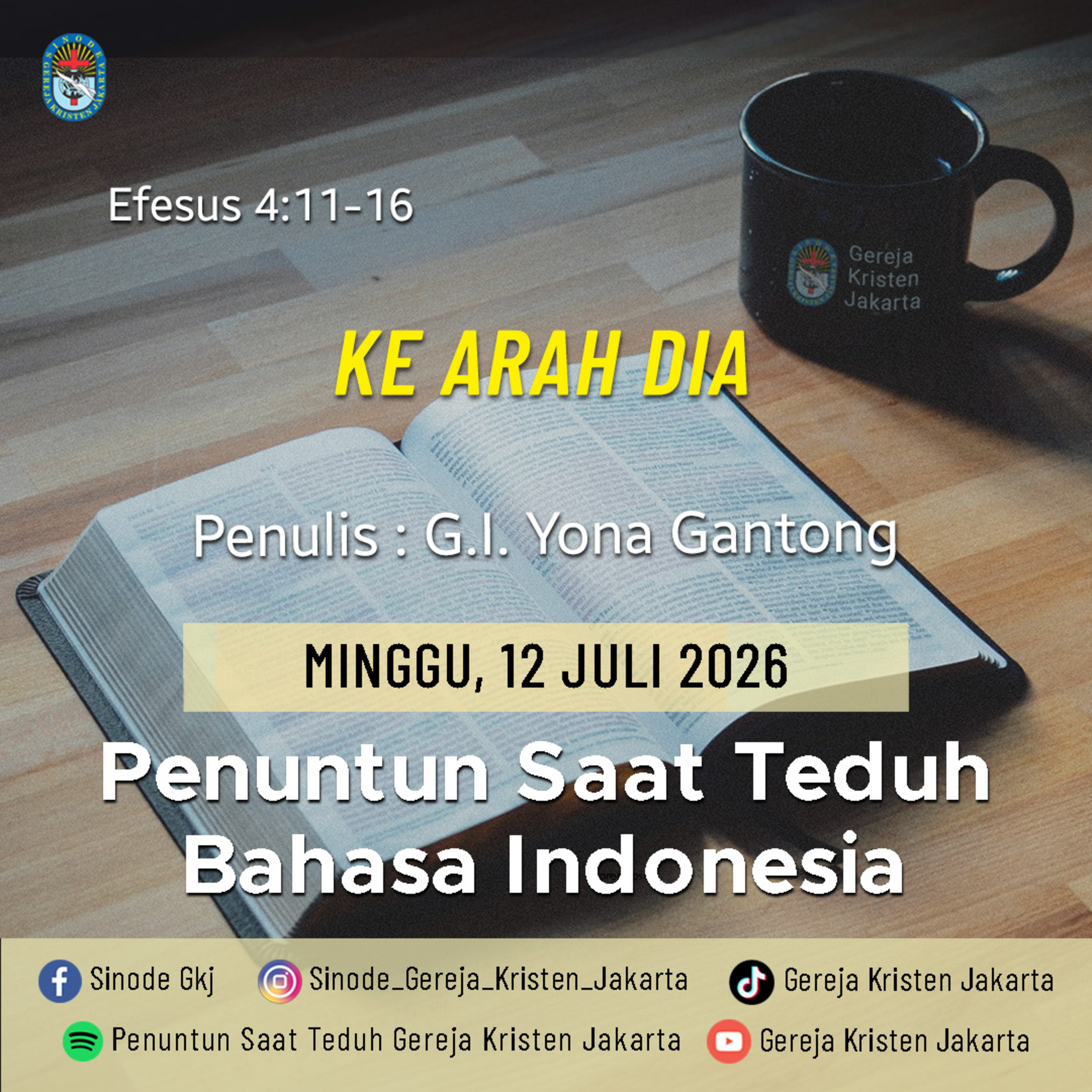 12-7-2026 - Ke Arah Dia (PST GKJ Bahasa Indonesia) episode artwork