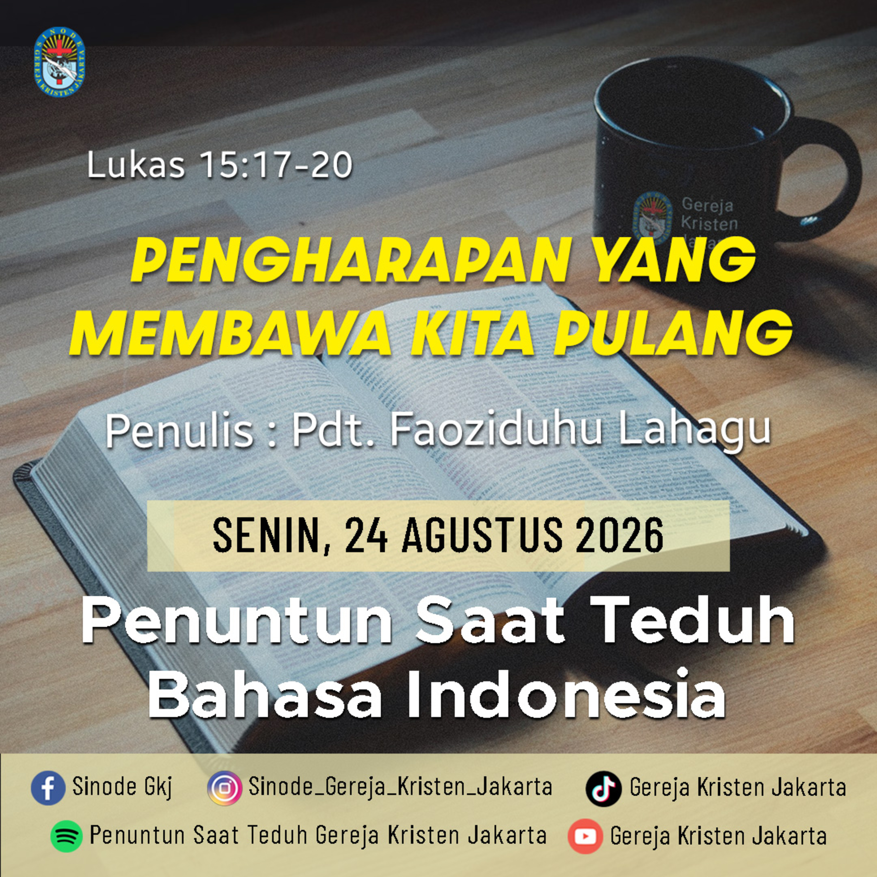 Pengharapan Yang Membawa Kita Pulang - 21-8-2026 - Penuntun Saat Teduh Bahasa Indonesia episode artwork