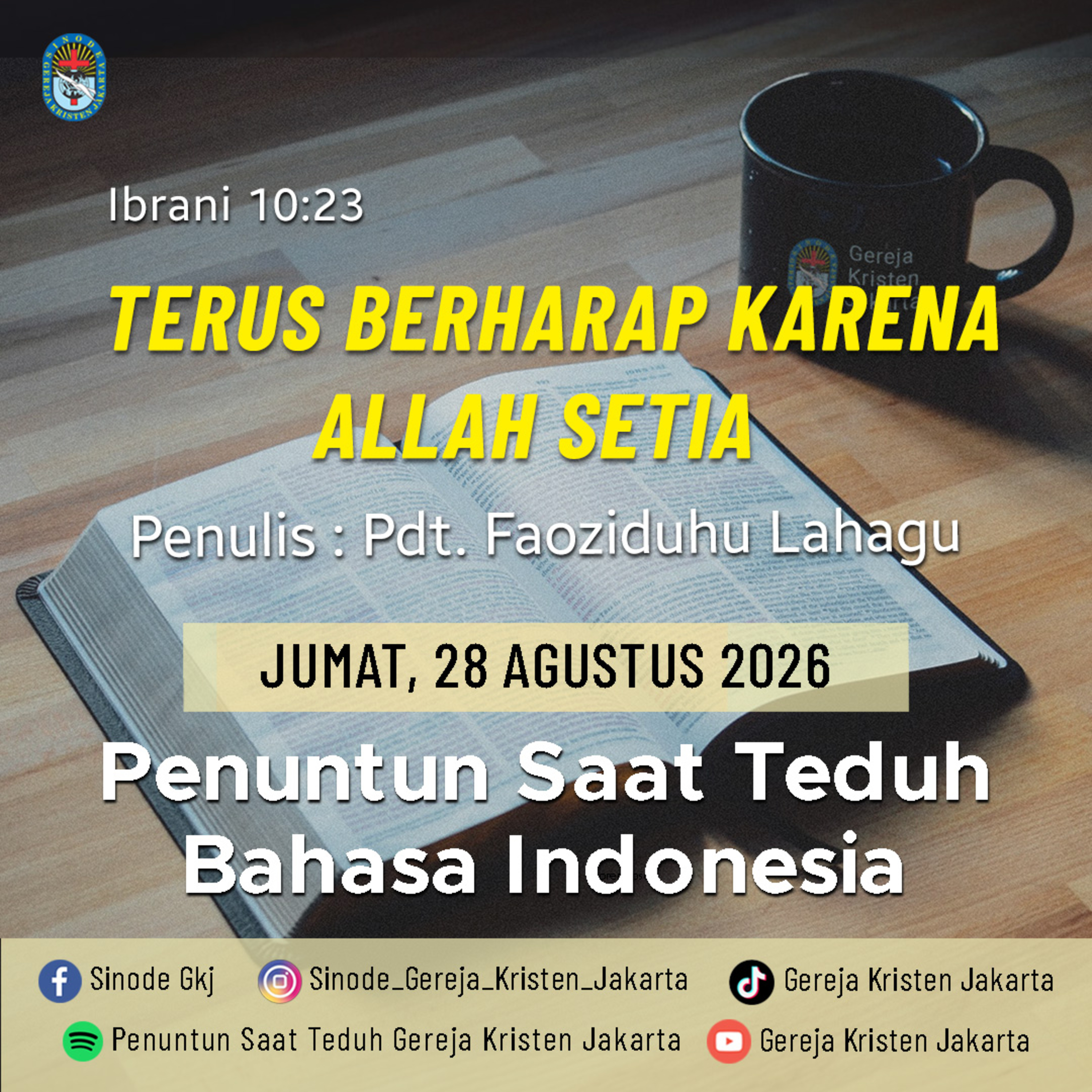 Terus Berharap Karena Allah Setia - 28-8-2026 - Penuntun Saat Teduh Bahasa Indonesia episode artwork