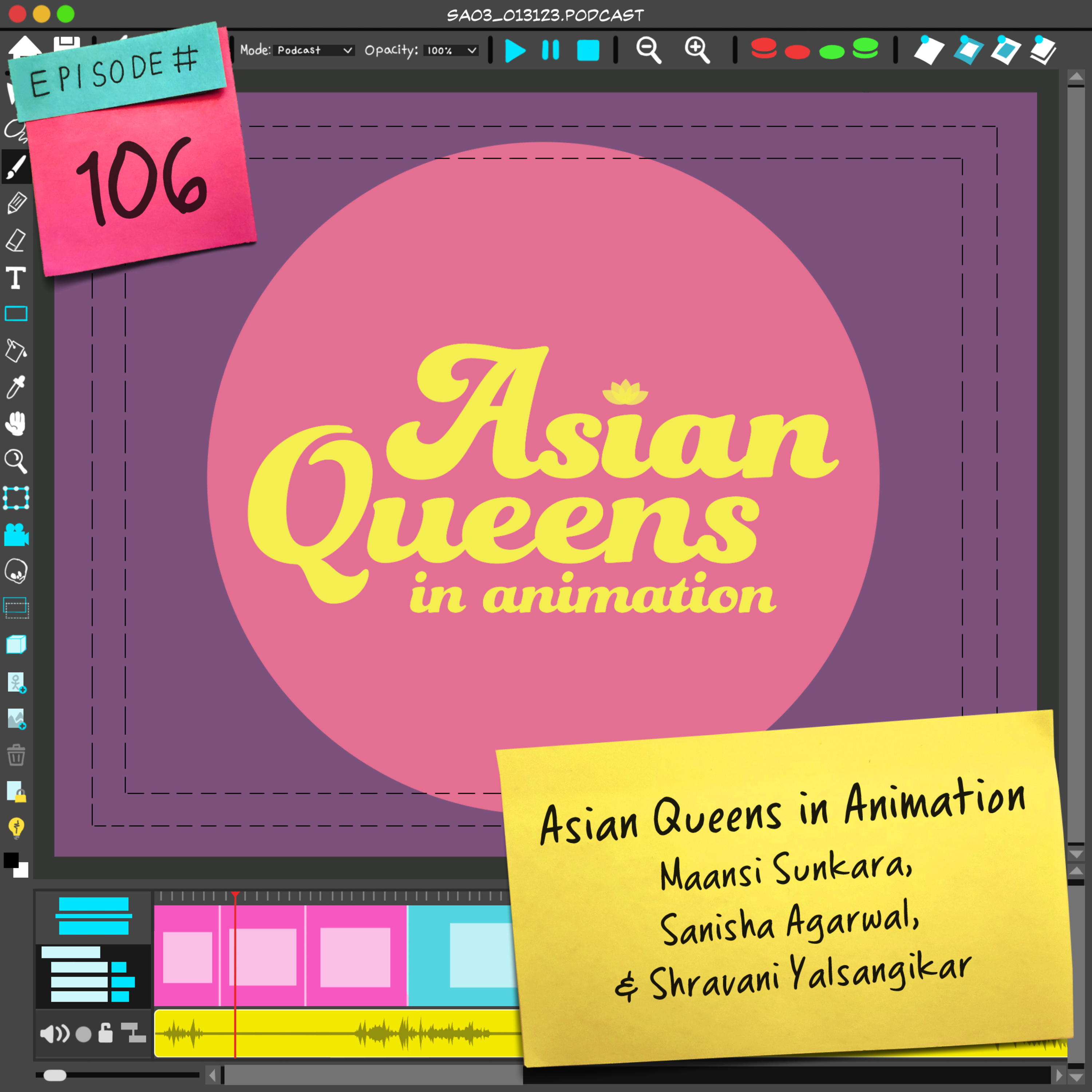 106 Straight Ahead w/ Asian Queens in Animation: A World of Connection episode artwork