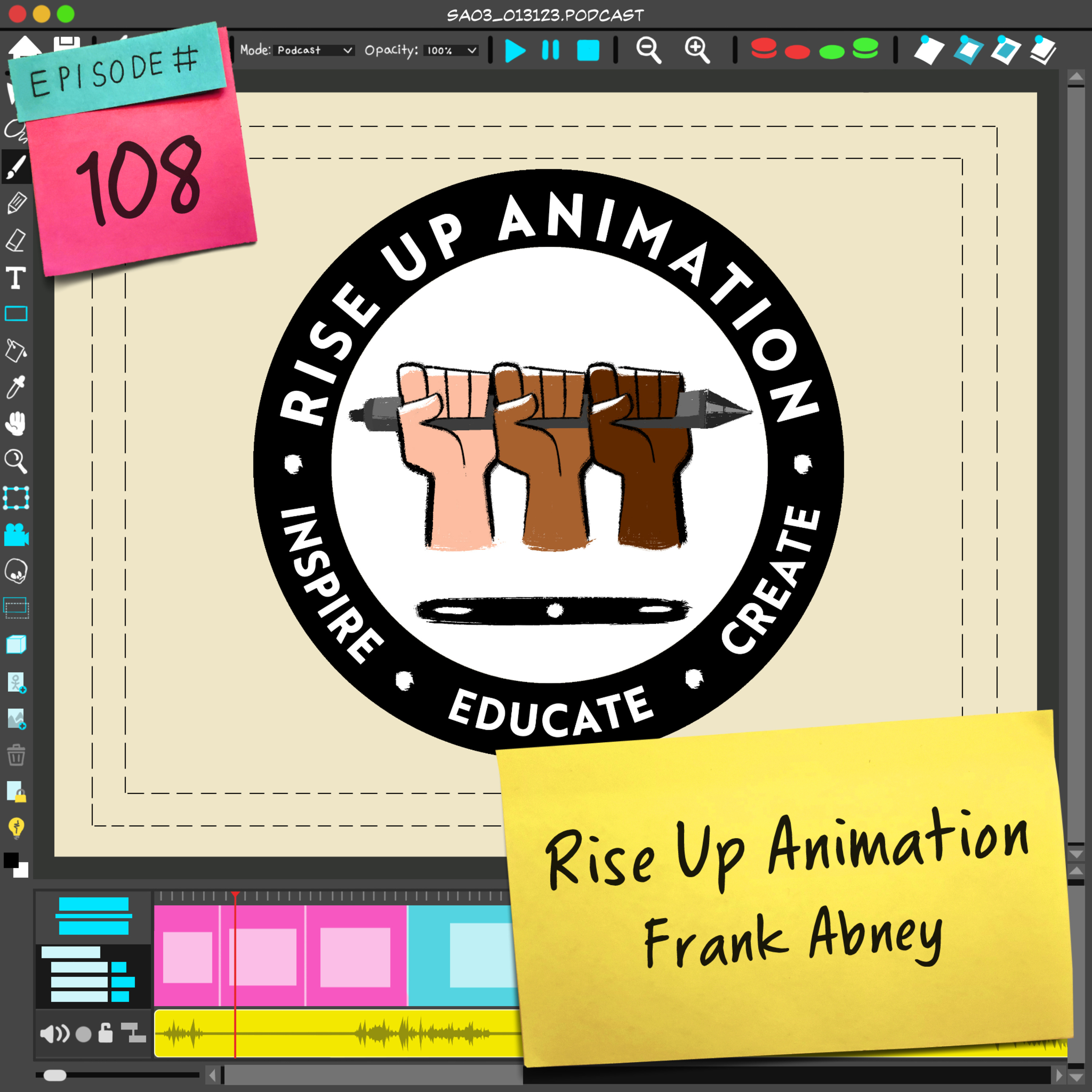 108 Straight Ahead w/ Rise Up Animation: From X-Games to X-Sheets episode artwork