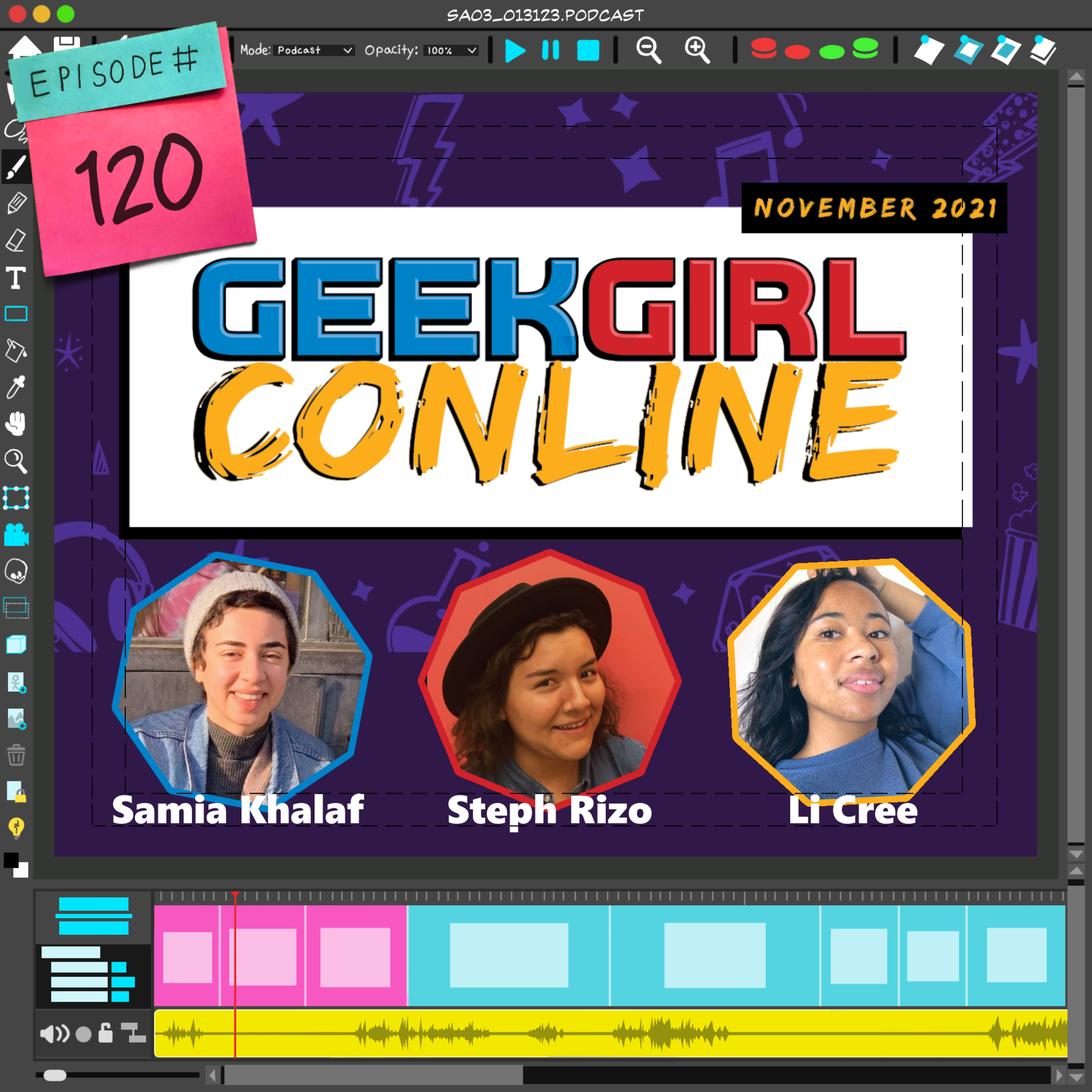 120 Geek Girl Conline: My First Steps in the Animation Industry episode artwork