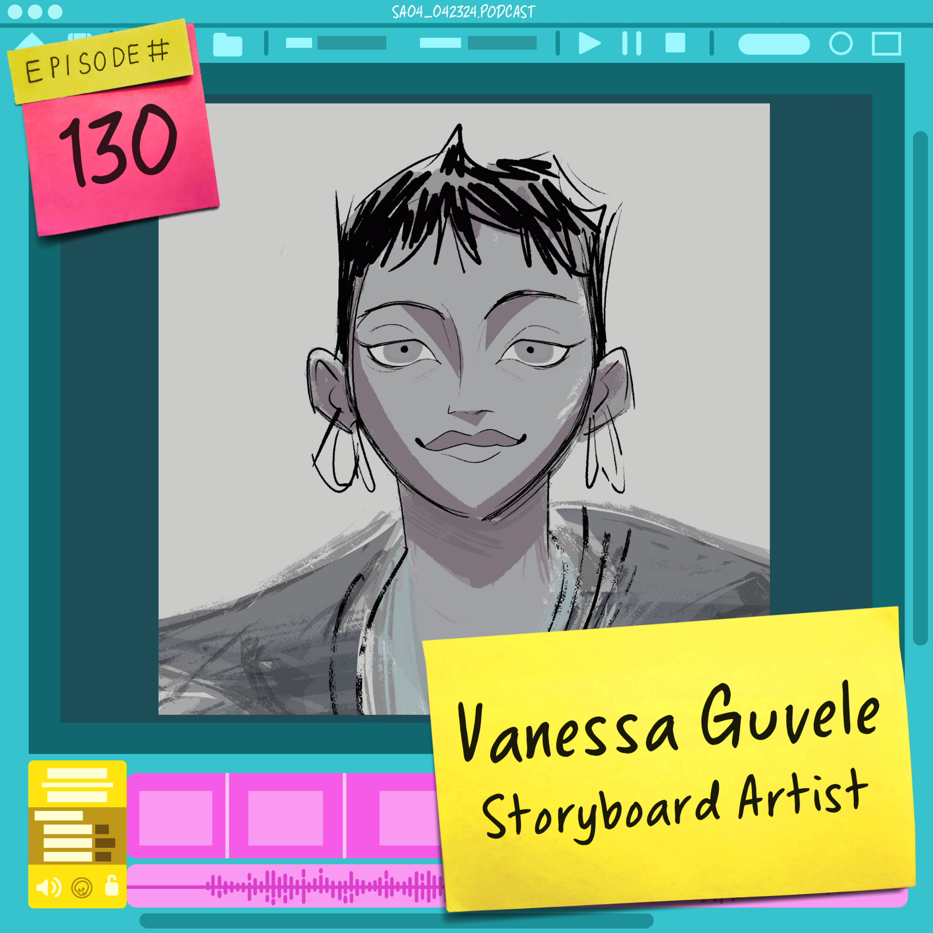 130 Straight Ahead w/ Vanessa Guvele: Pixar Zoom Intern to Resident Story Artist episode artwork