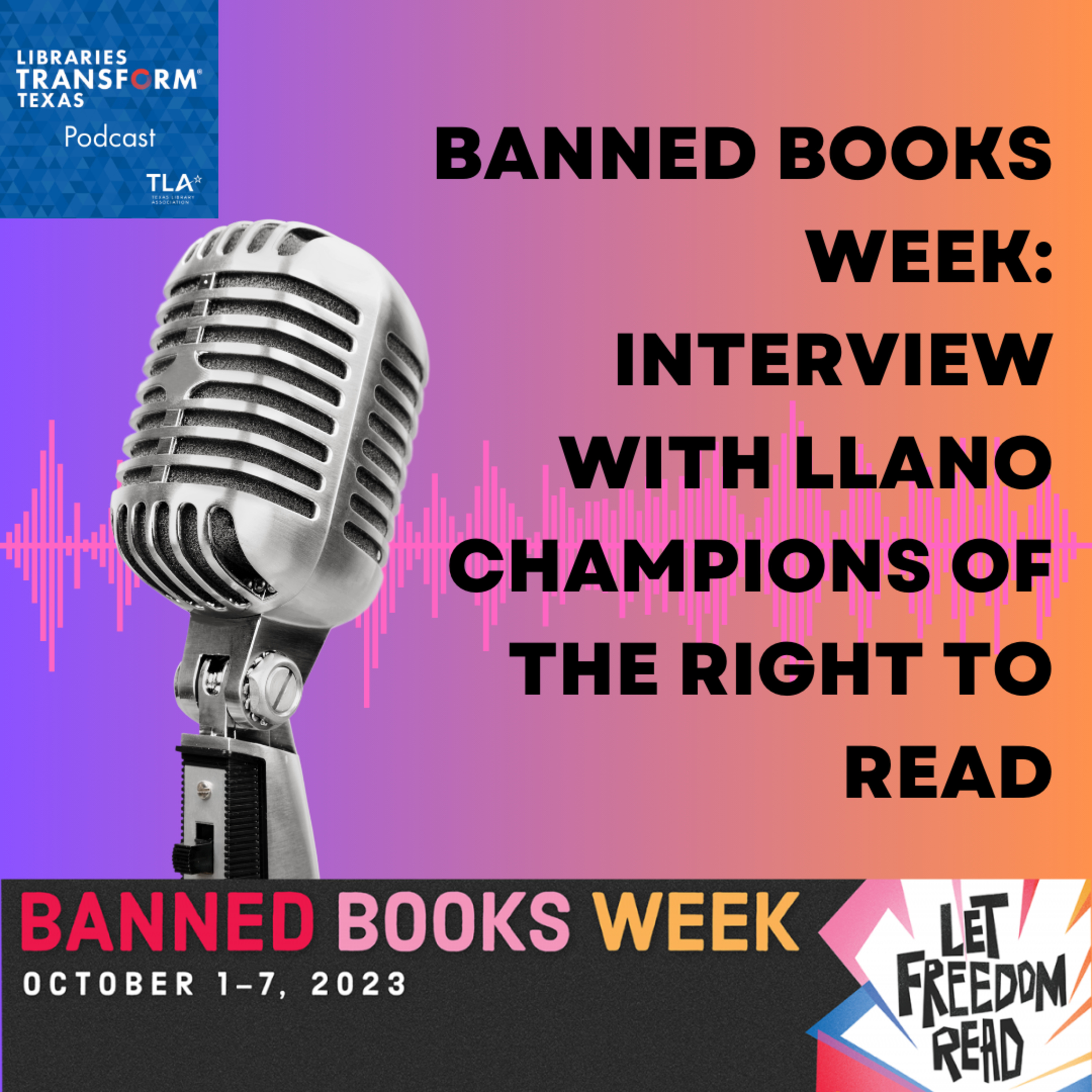 Banned Books Week: Interview with Llano Champions of the Right to Read episode artwork