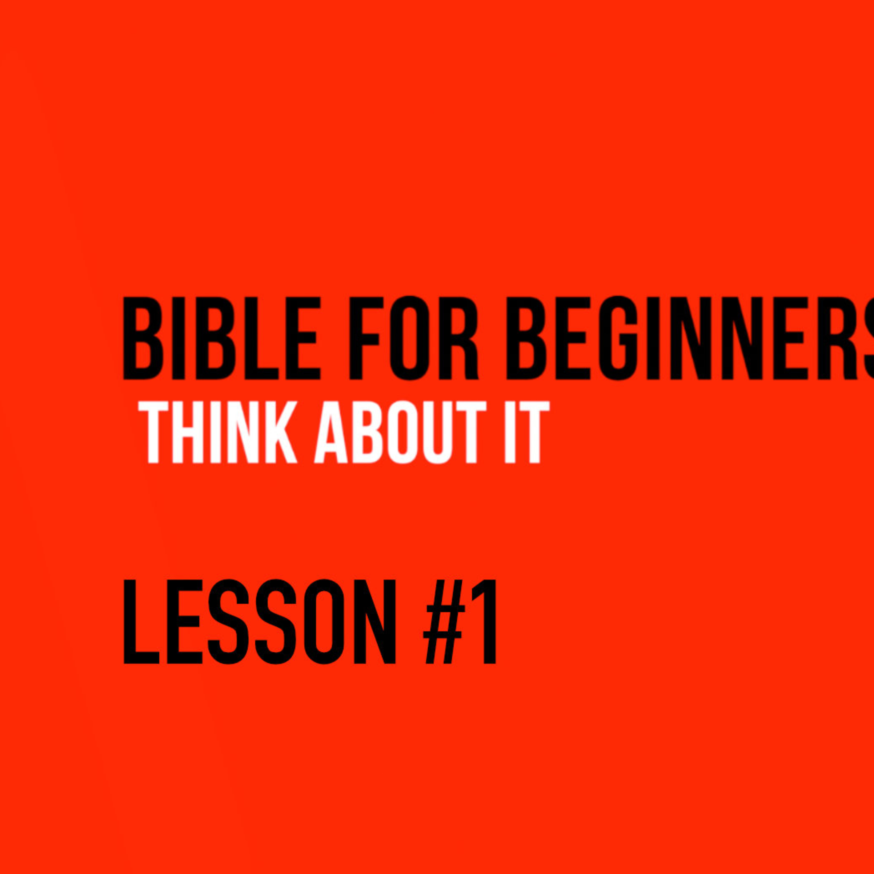 Bible For Beginners Lesson 1 episode artwork