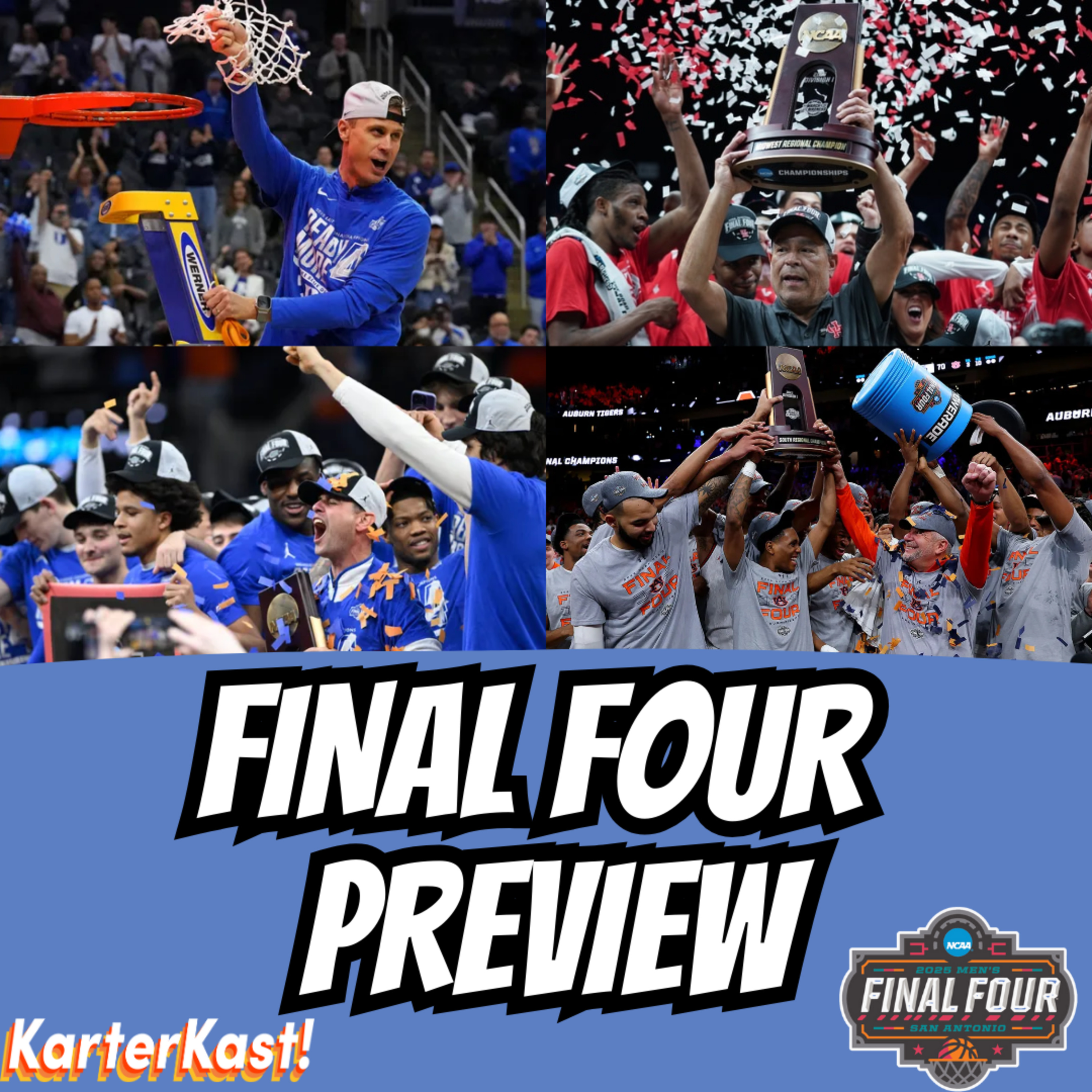 FINAL FOUR PREVIEW | Can Houston Shock Duke? Florida vs. Auburn Rematch | Coaching Carrousel Grades episode artwork