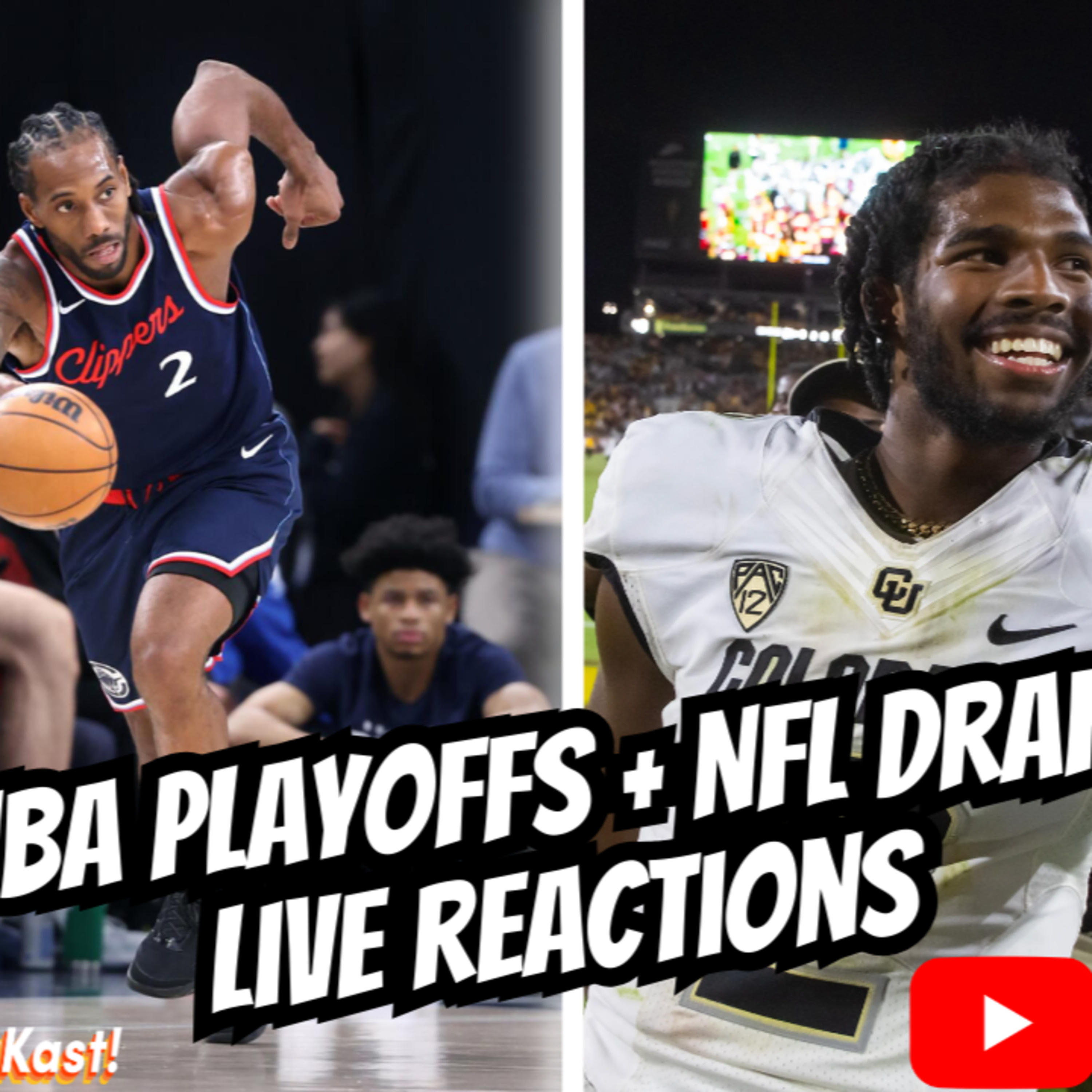 Thunder's INSANE Comeback, Nuggets In Trouble, Knicks Big Win - NFL Draft Reactions episode artwork