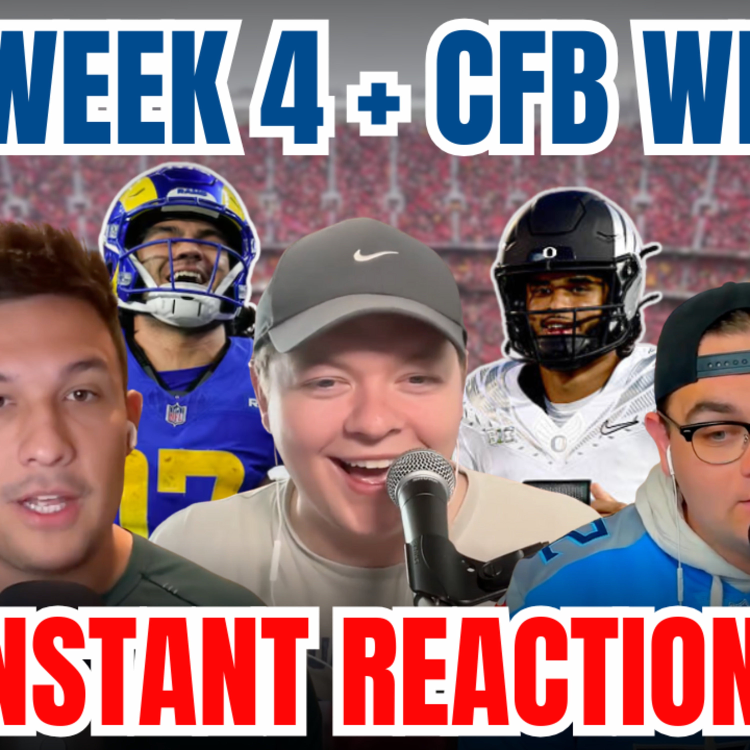 Ties Are Stupid, Dante Moore Is ELITE - NFL Week 4 + CFB Week 5 Reaction episode artwork