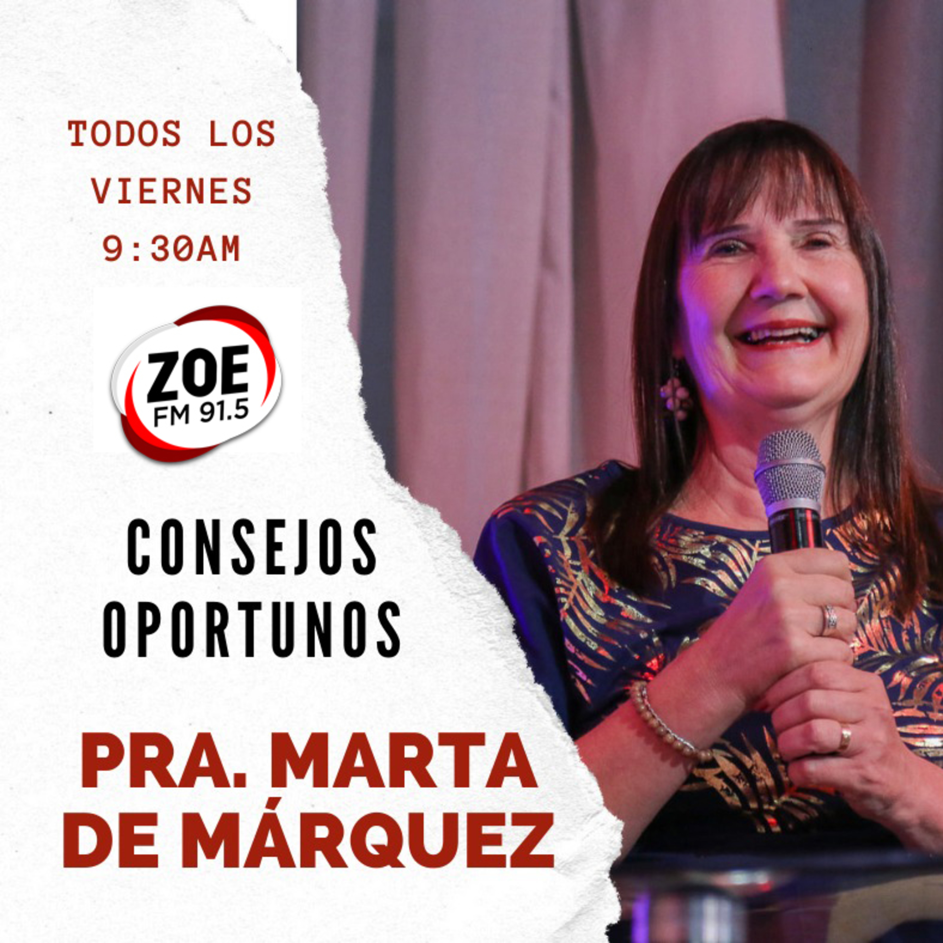 Zoe en la Mañana | Consejos Oportunos Pra. Marta de Márquez | 08.08.2025 episode artwork