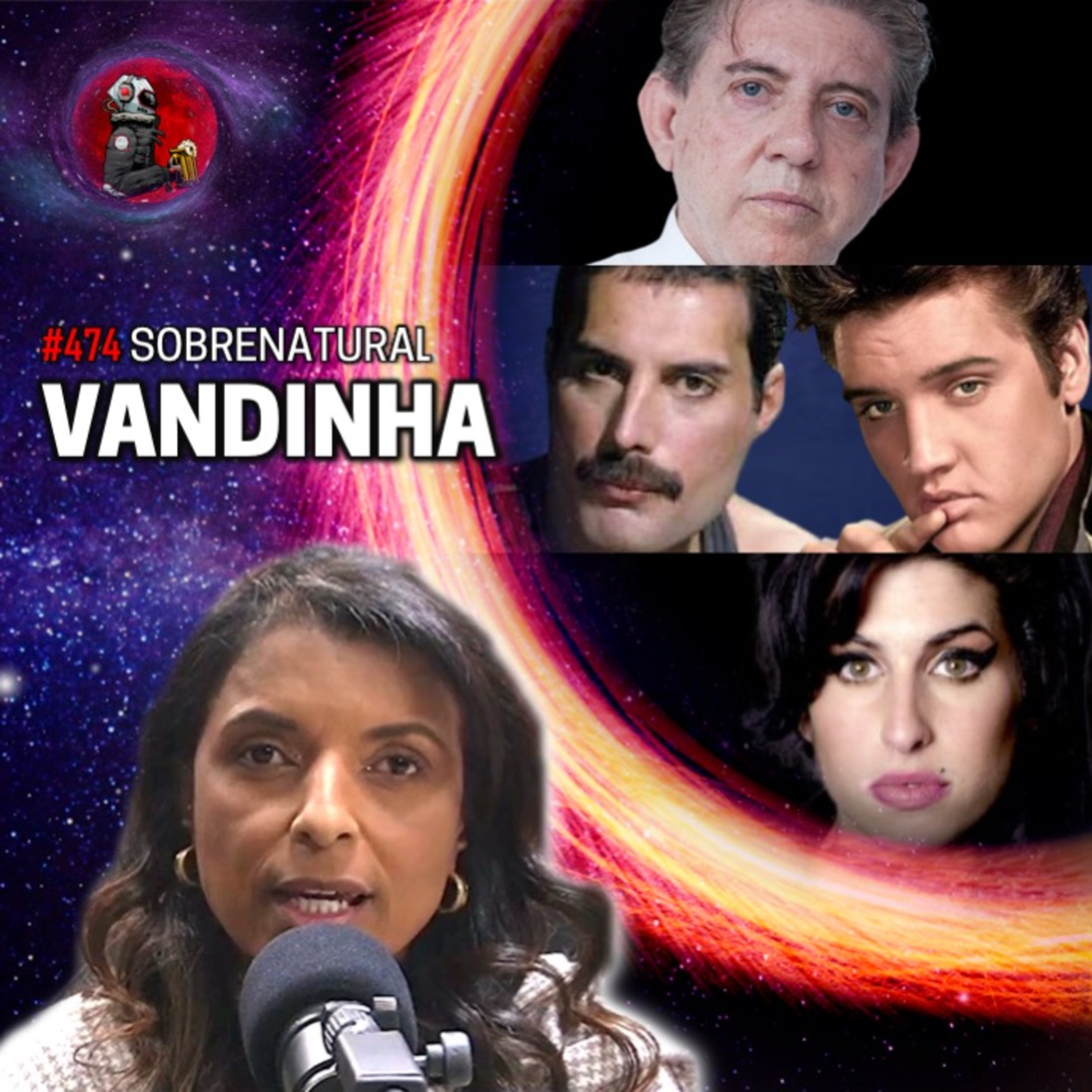 VANDINHA: JOÃO DE DEUS, FREDDIE MERCURY, ELVIS E AMY WINEHOUSE | Planeta Podcast #474 episode artwork