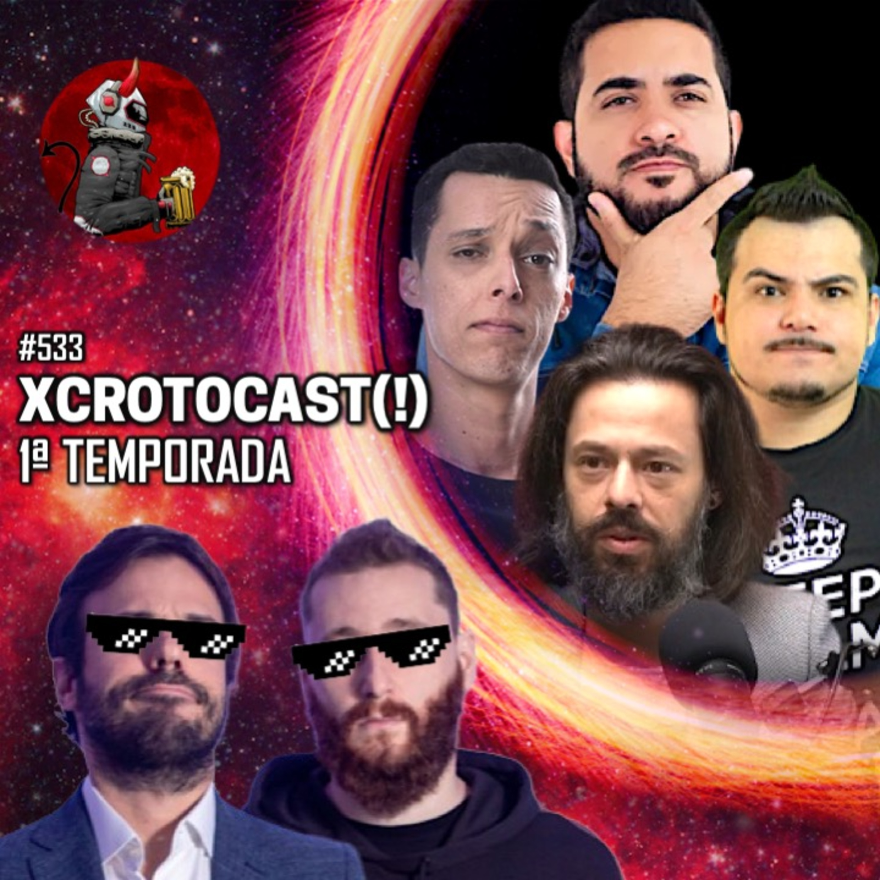 XCROTOCAST(!), 1ª TEMP: DIHH LOPES, NANDO VIANA, NIL AGRA E VALDECI PROENÇA | Planeta Podcast #533 episode artwork