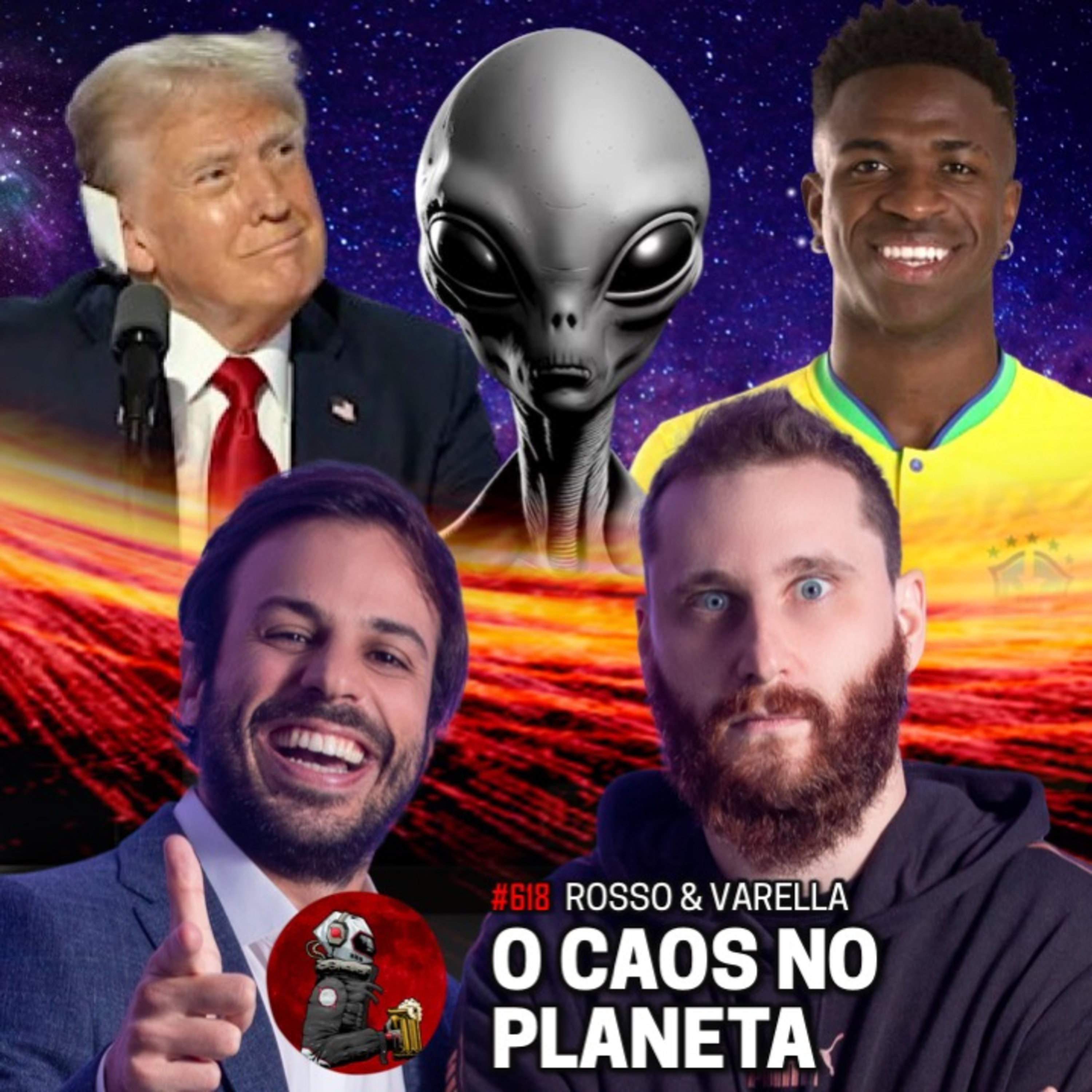 O CAOS NO PLANETA com Rosso & Varella | Planeta Podcast #618