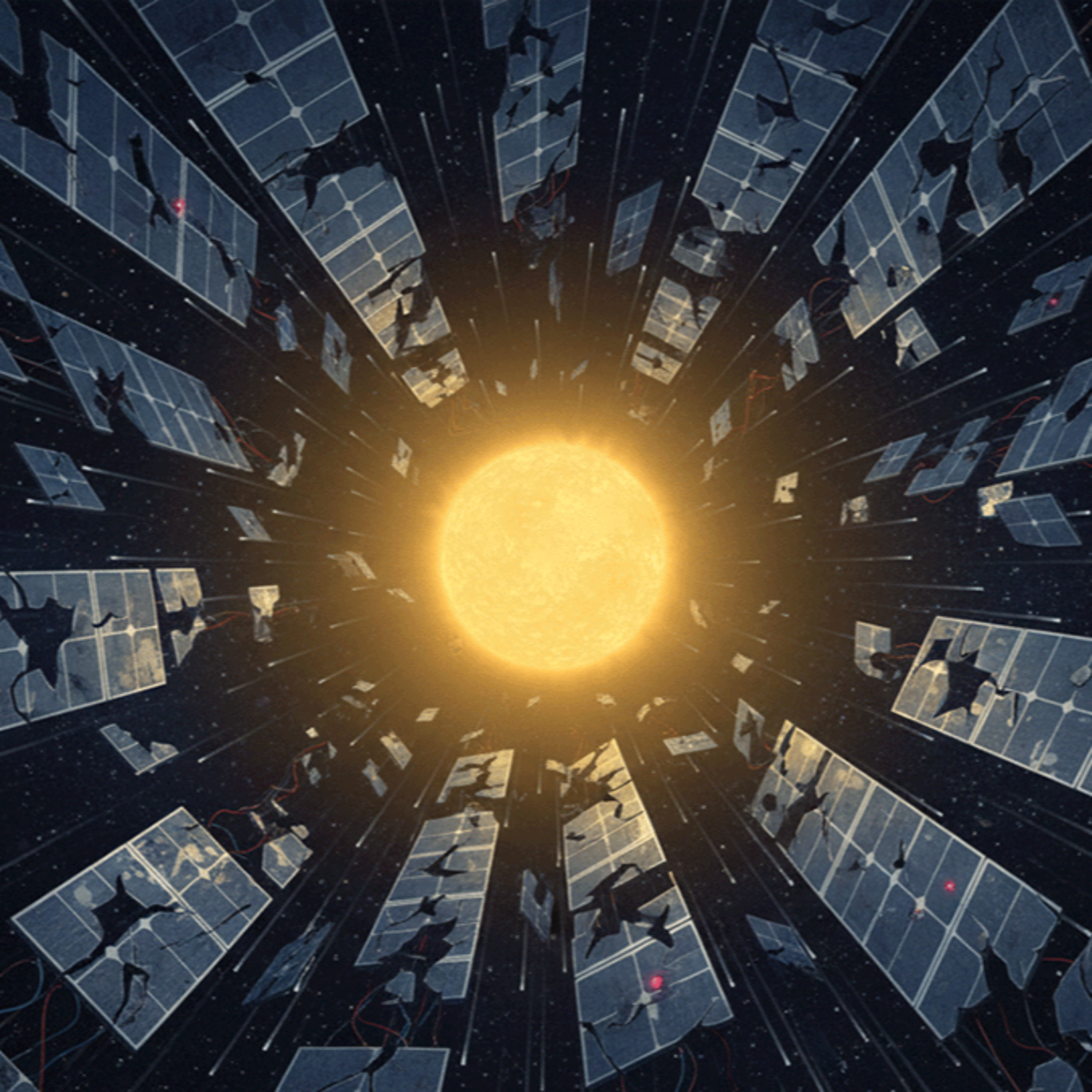 The dark side of the sun