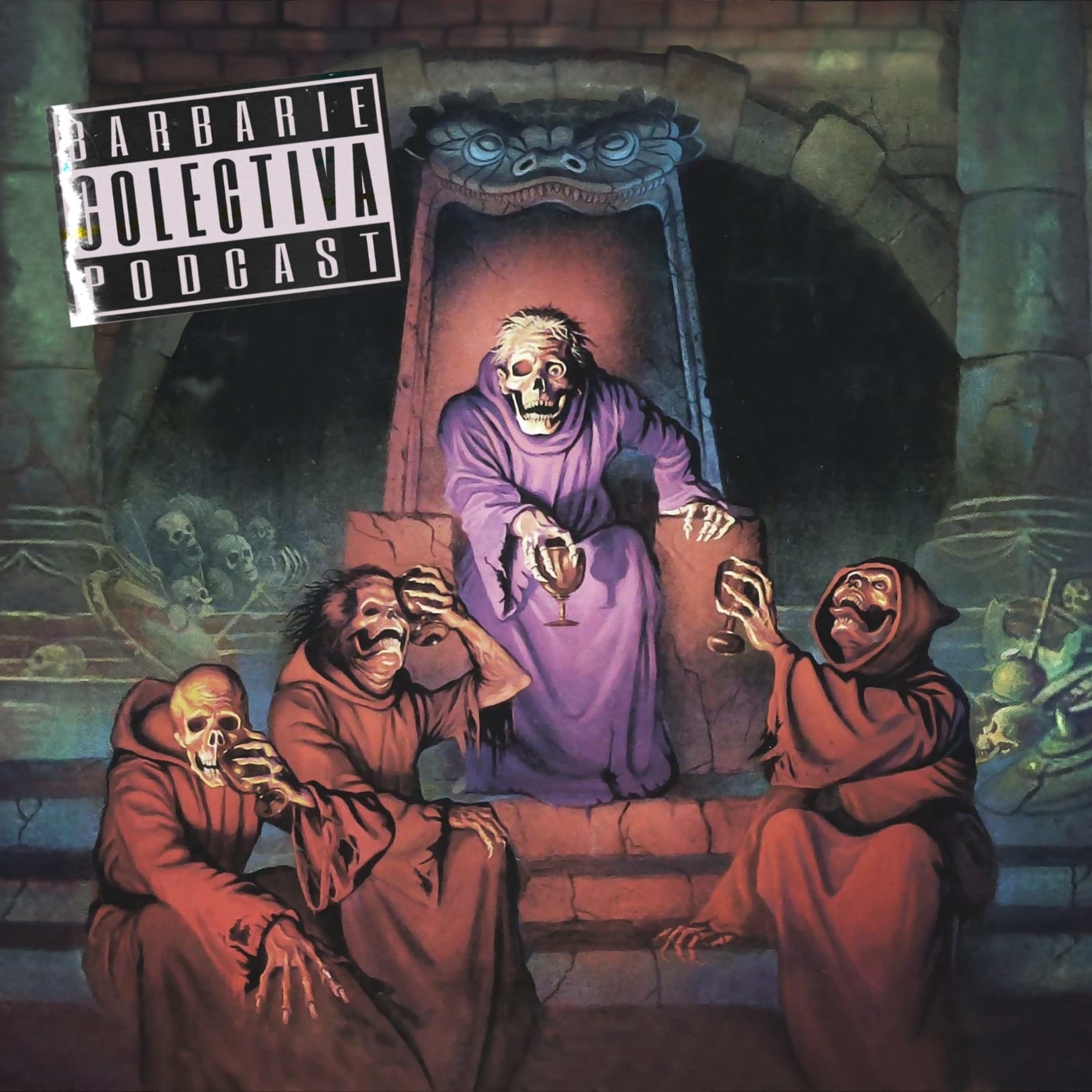 Cortito y al Pie. Ed Repka. Megadeth, Death, Venom... episode artwork
