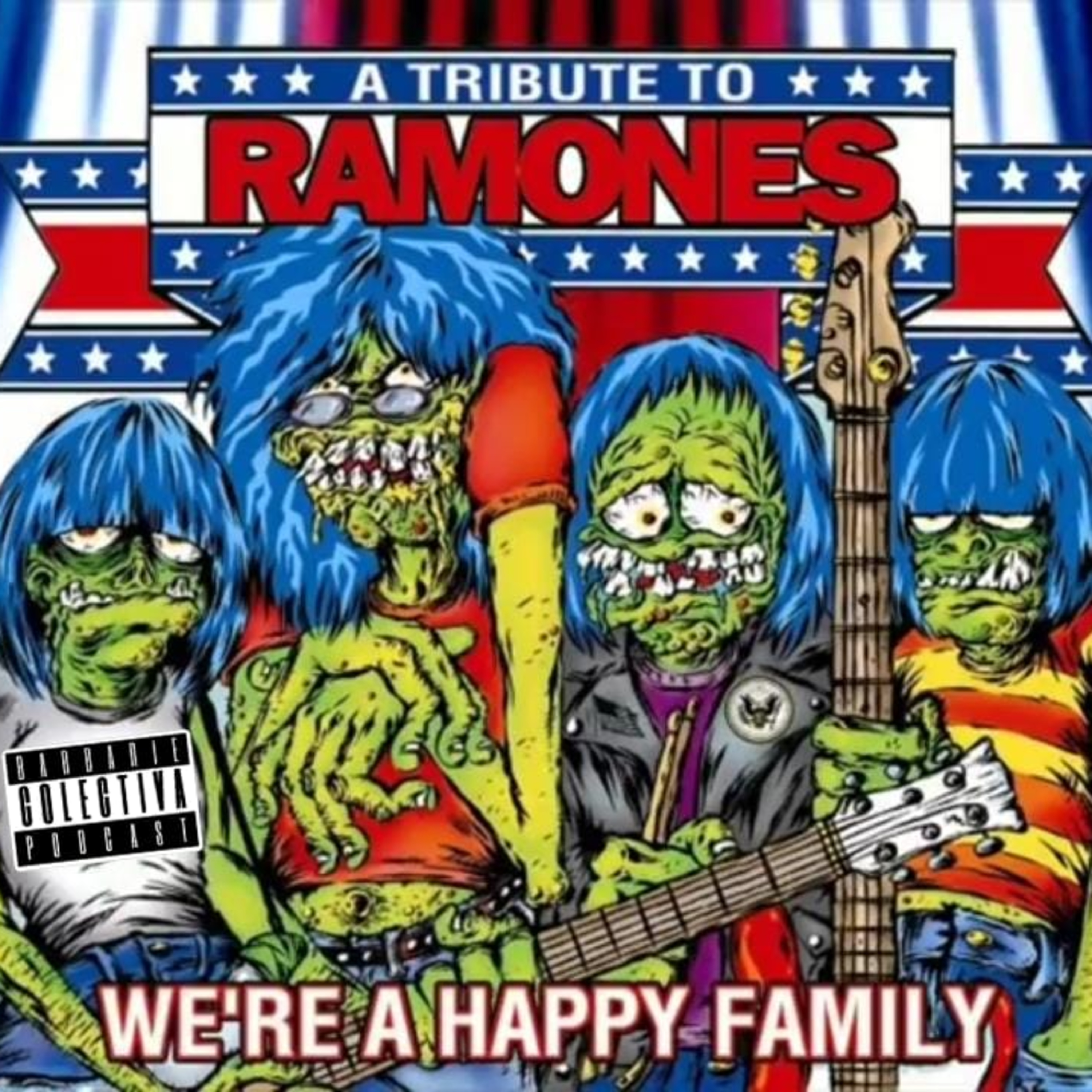  Cortito y al Pie. Ramones, We´re a happy family episode artwork
