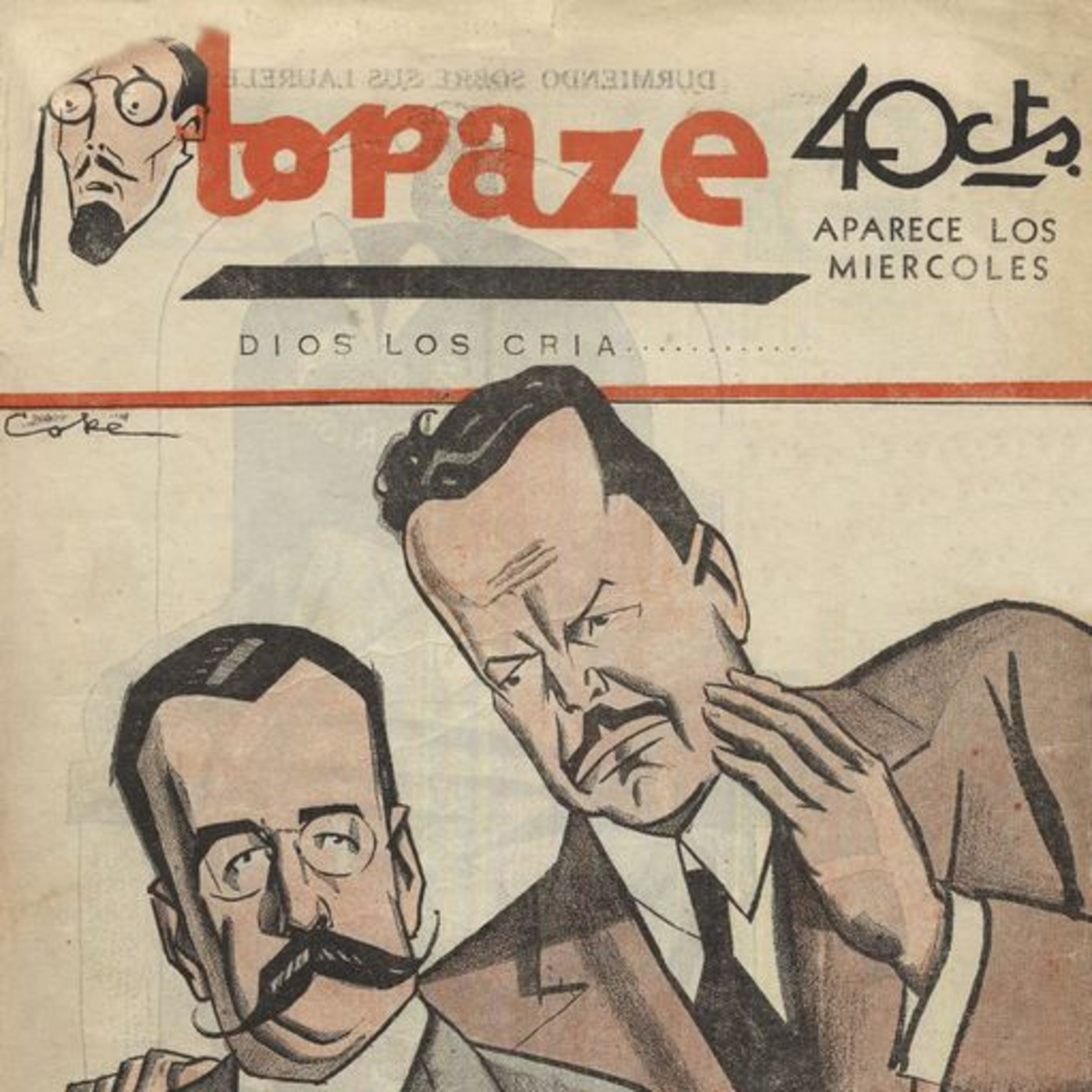 Último número de la revista Topaze (1970)