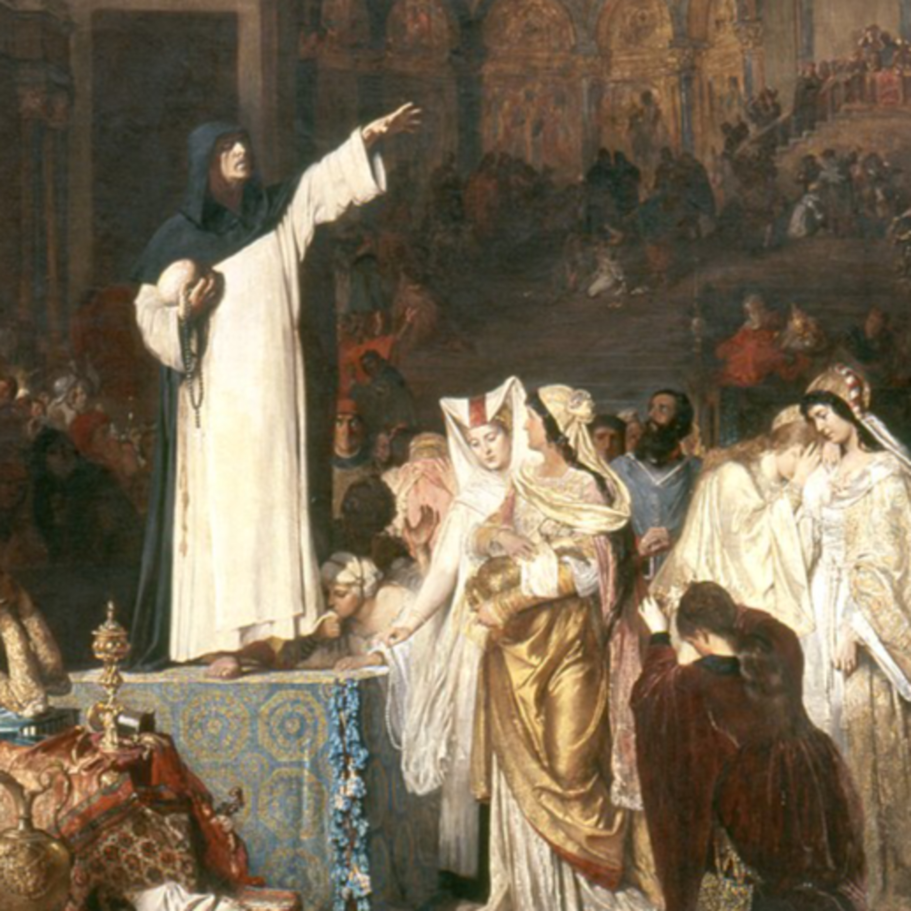 Primera "hoguera de las vanidades" (1497)