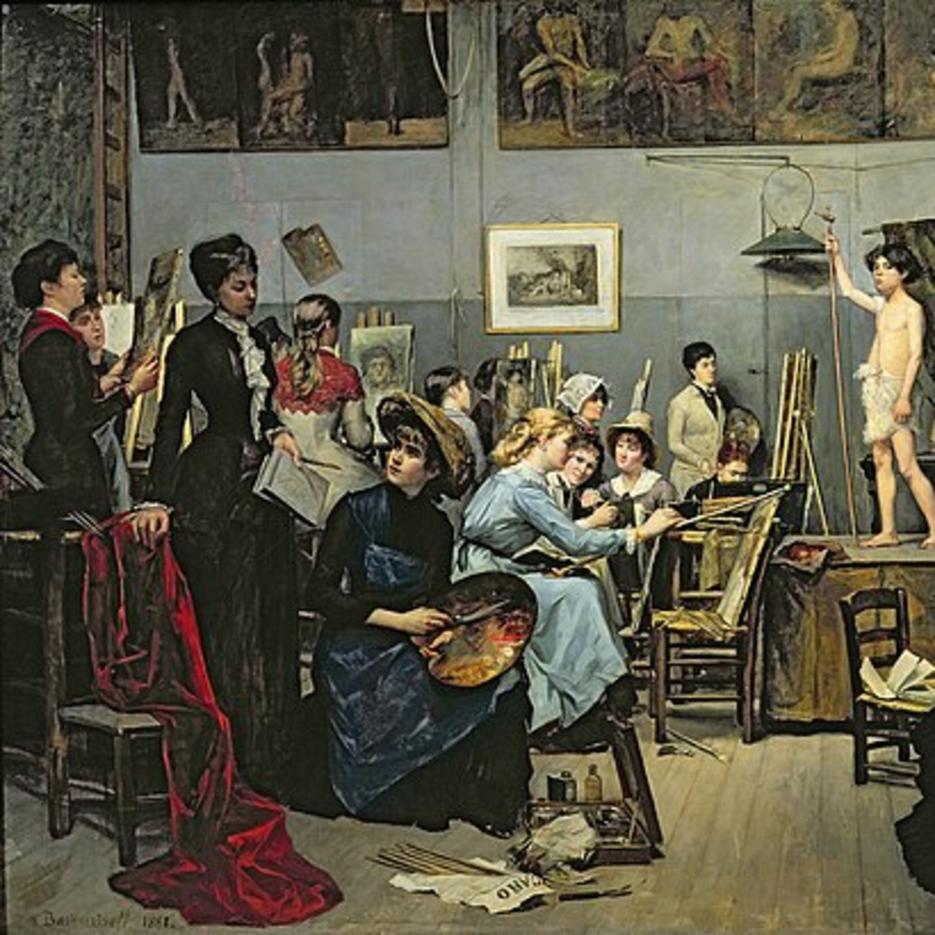 Primera academia de Pintura en Chile (1849)