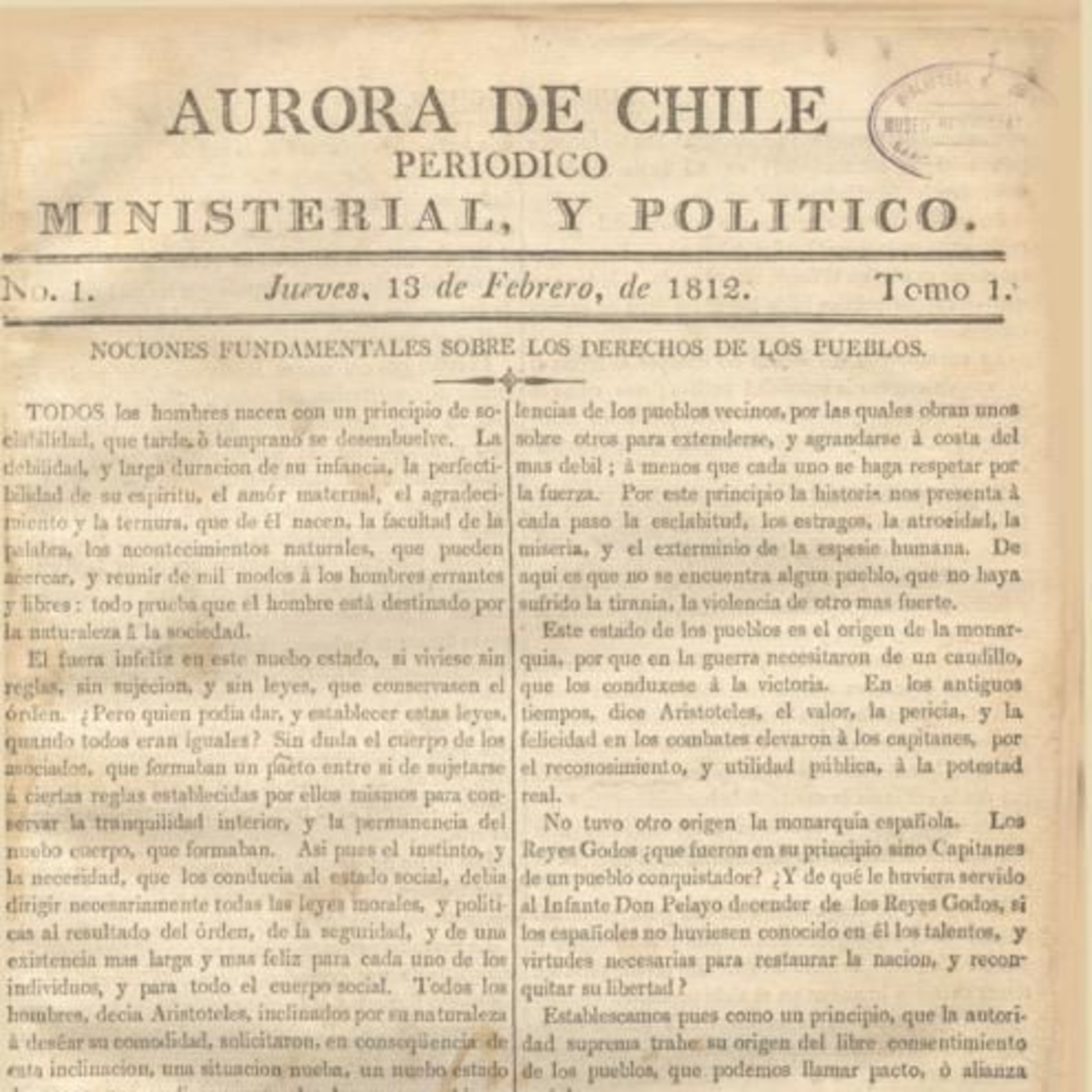 Se establece la libertad de prensa en Chile (1813) episode artwork