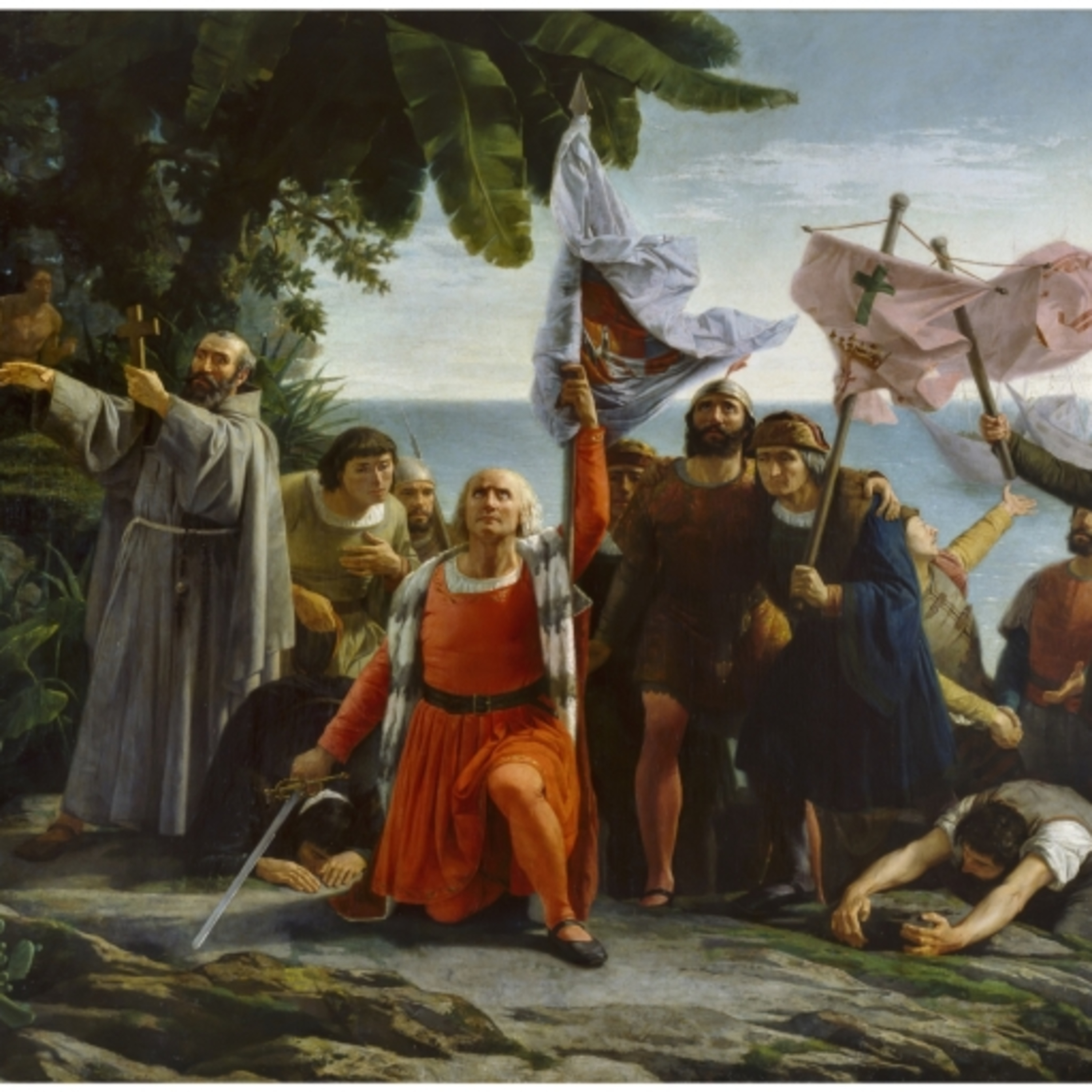 Colón sale del Puerto de Palos (1492)