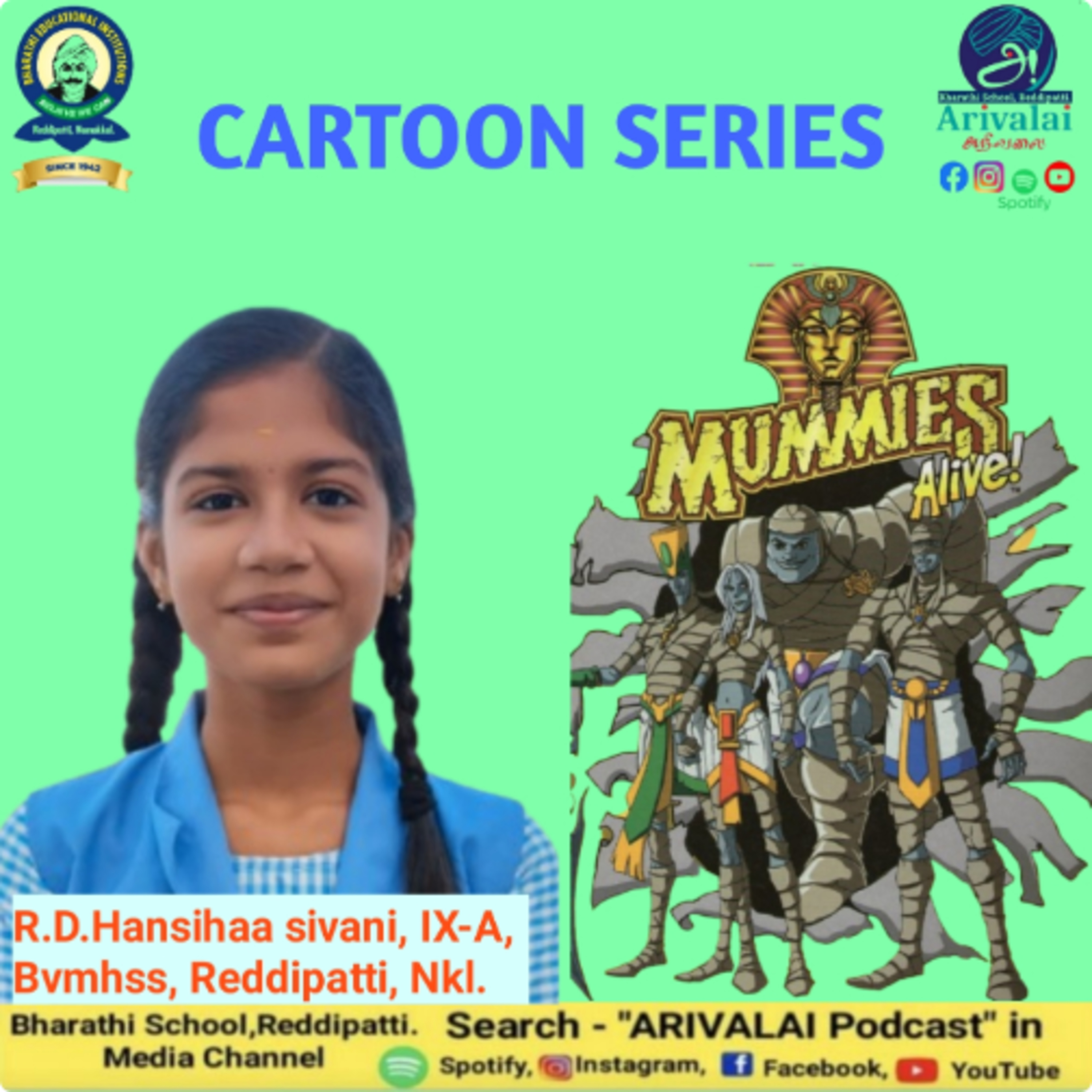 Cartoon series episode artwork
