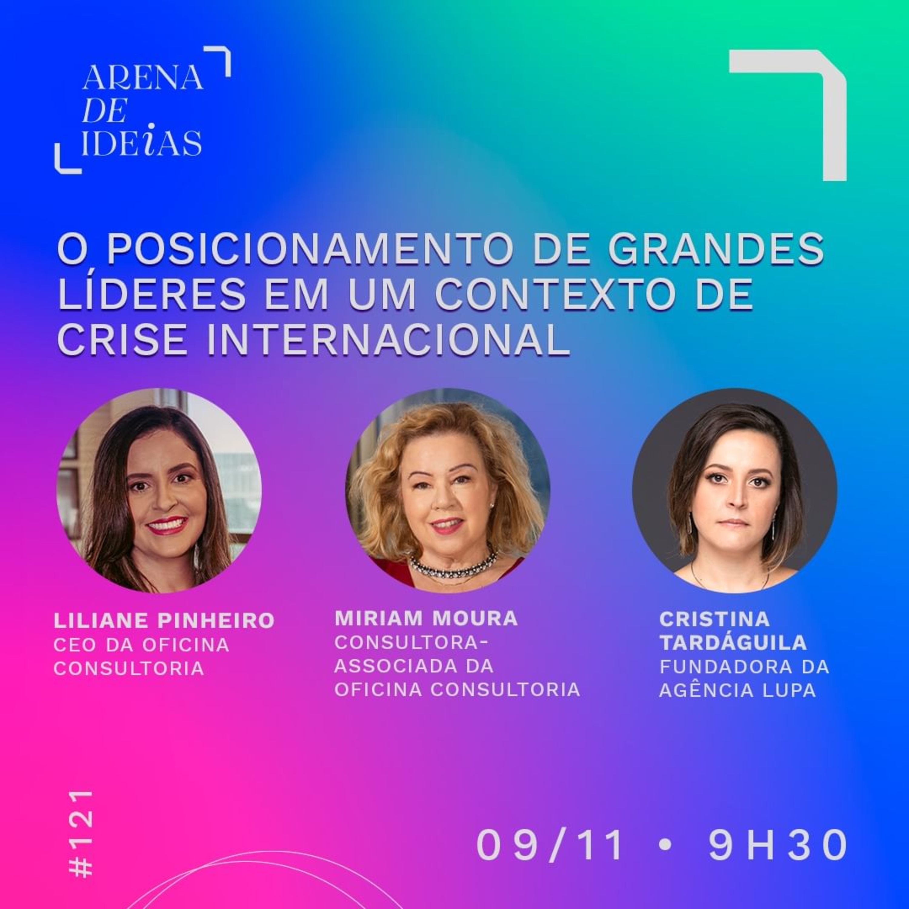 Arena de Ideias #121 | O posicionamento de grandes líderes em um contexto de crise internacional episode artwork