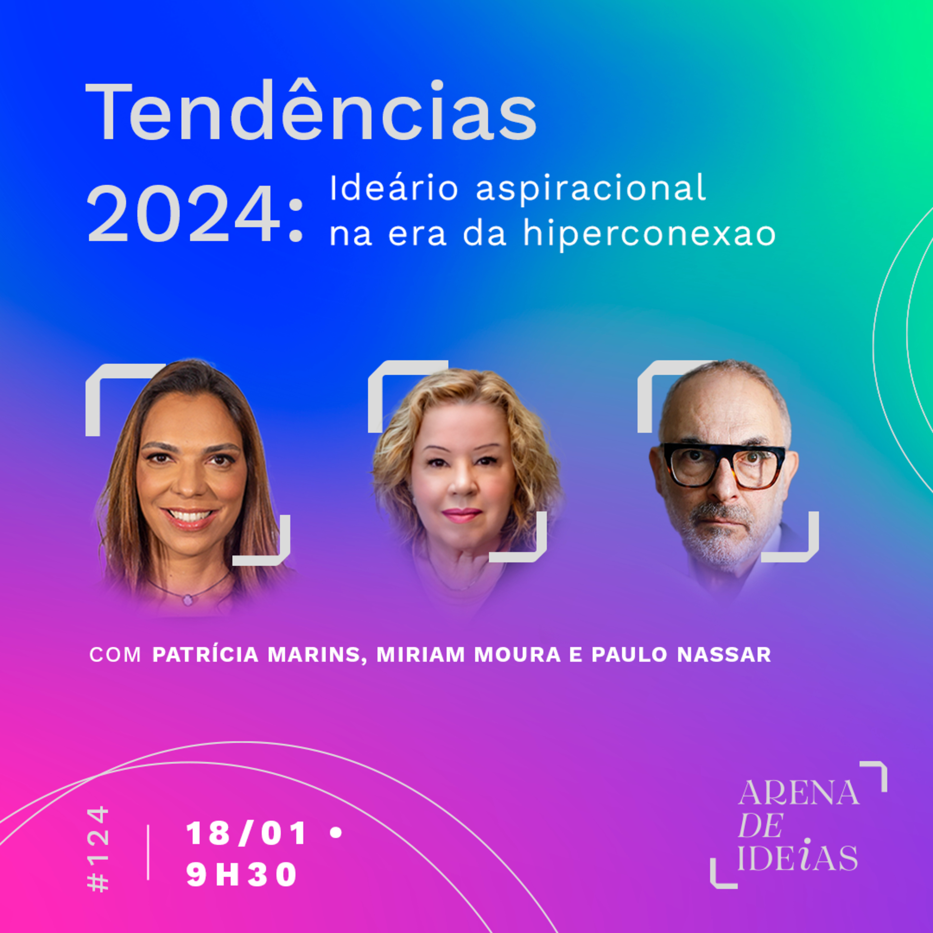 Arena de Ideias #124 | Tendências 2024: Ideário aspiracional na era da hiperconexão episode artwork