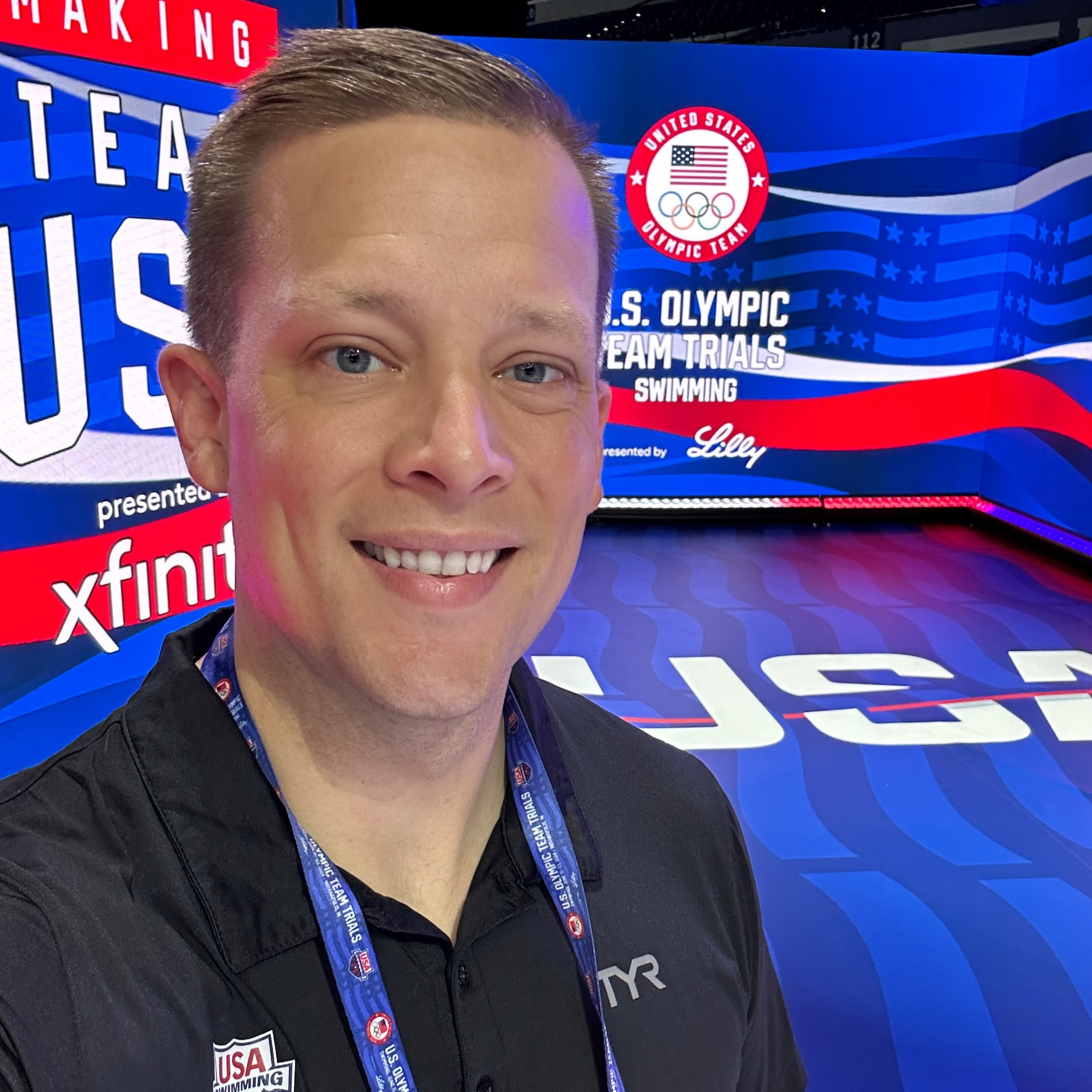 Swim Talk A2B - Episode FIFTY: Kevin Cargill, Meet Announcer for USOT24