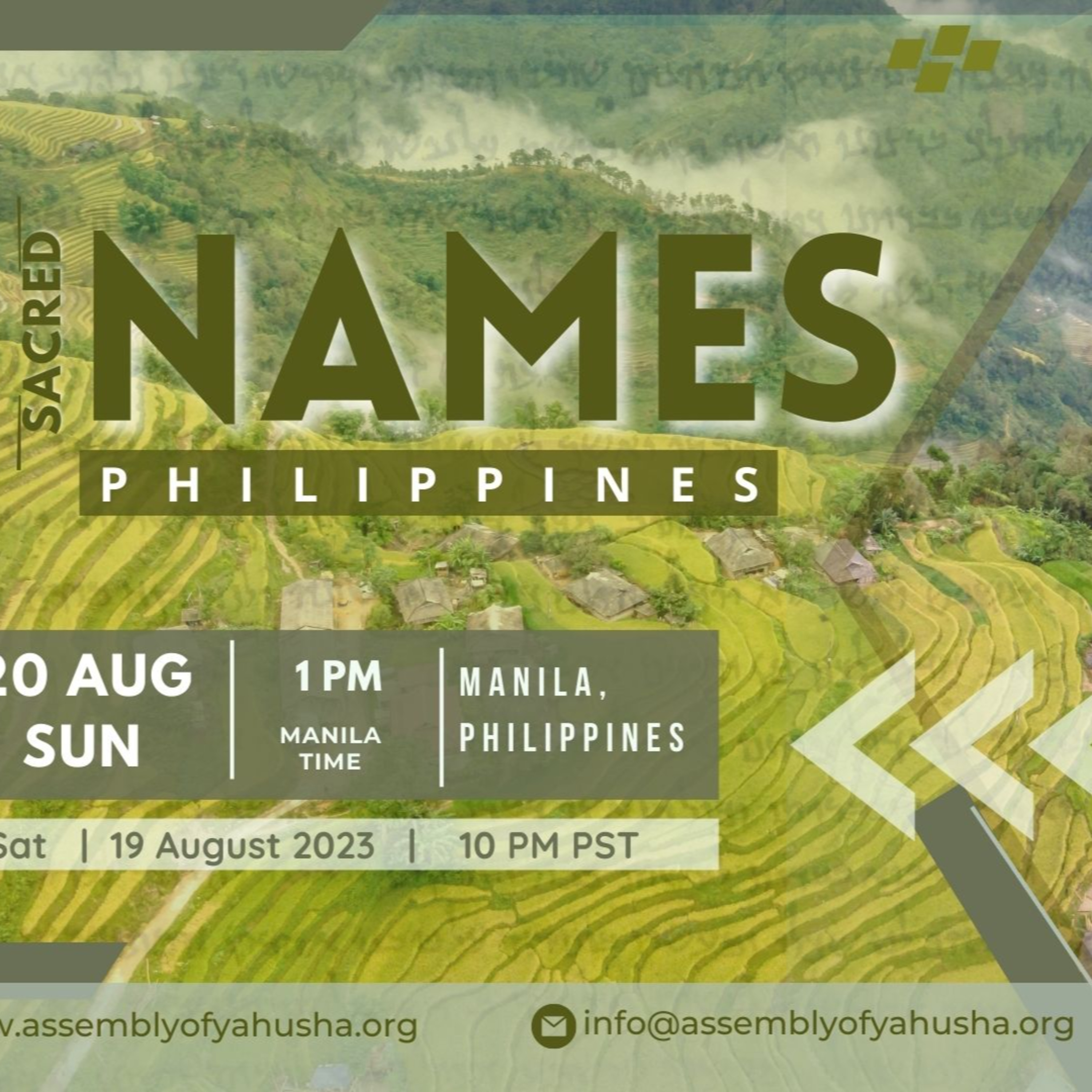 Sacred Names 3 : Philippines