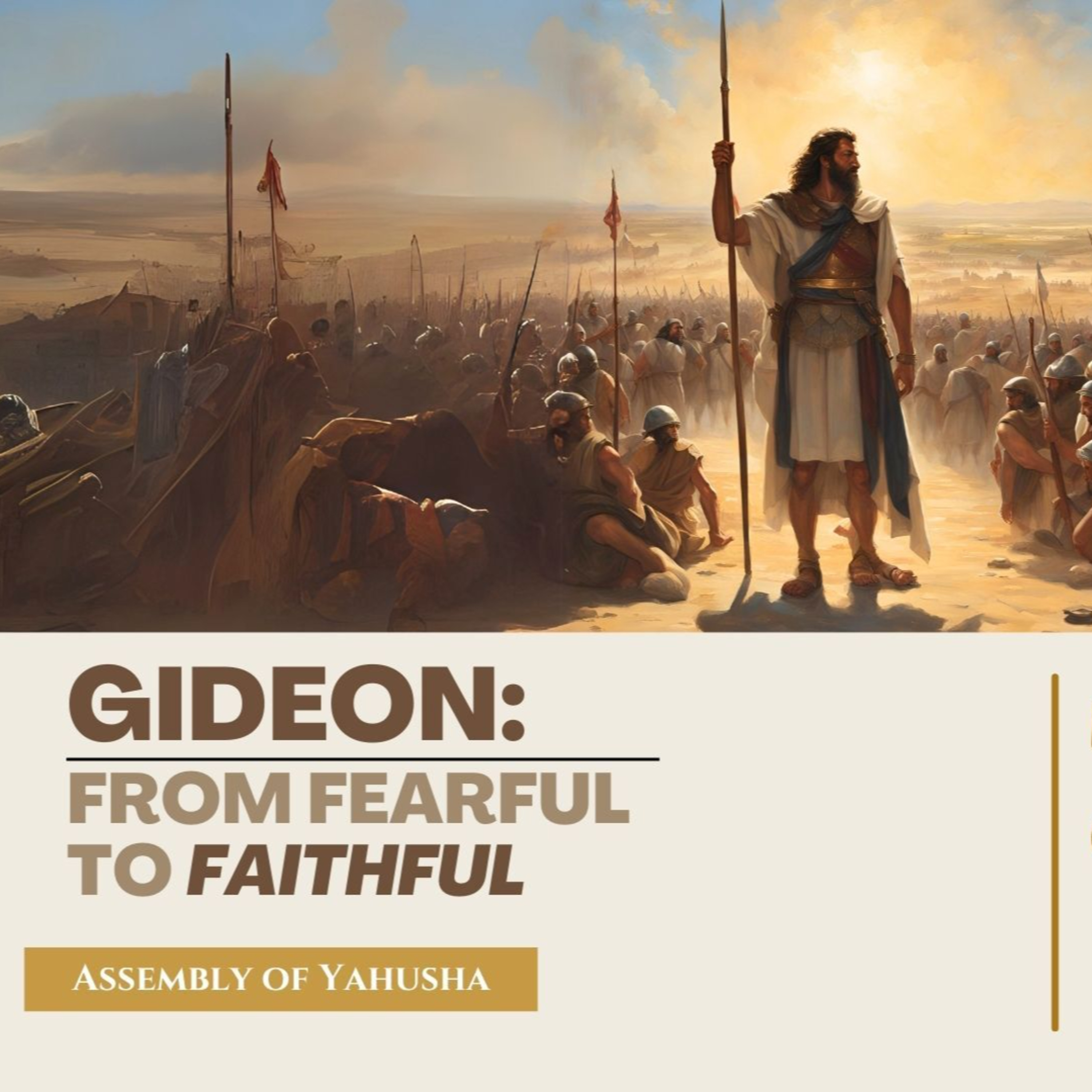 WS - Gideon : From Fearful to Faithful