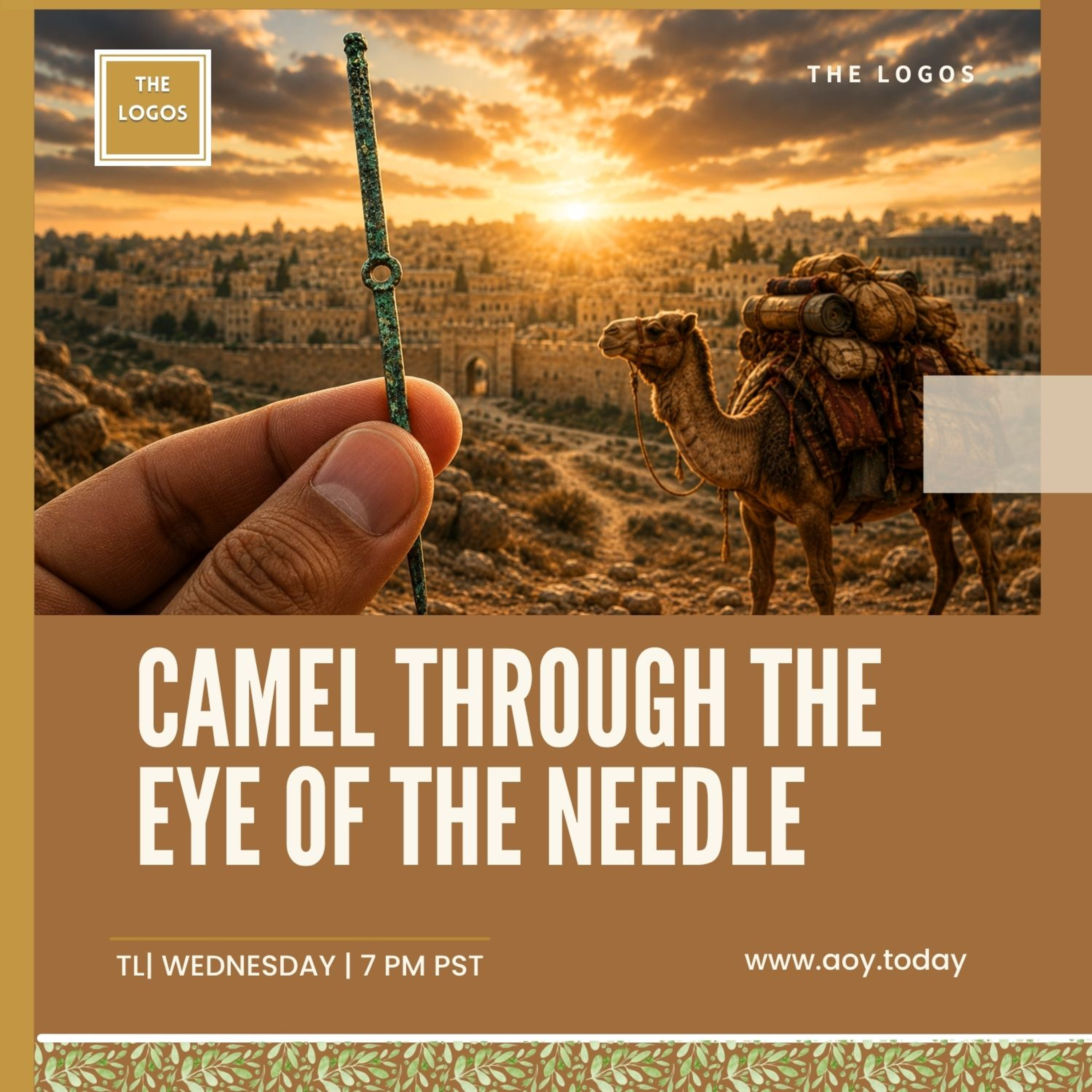 The Logos 128 - Camel Through The Eye Of The Needle episode artwork