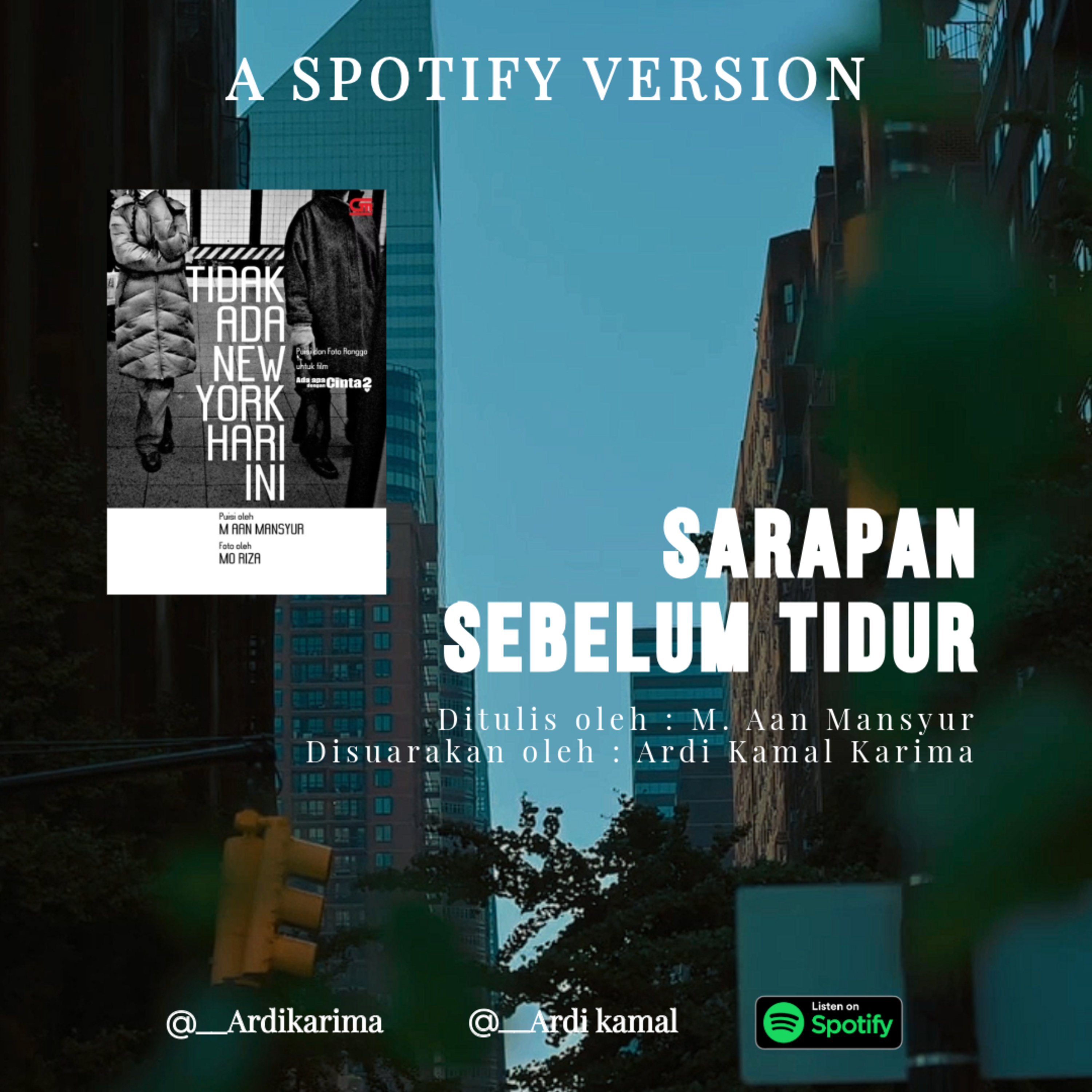 Sarapan Sebelum Tidur - M. Aan Mansyur episode artwork