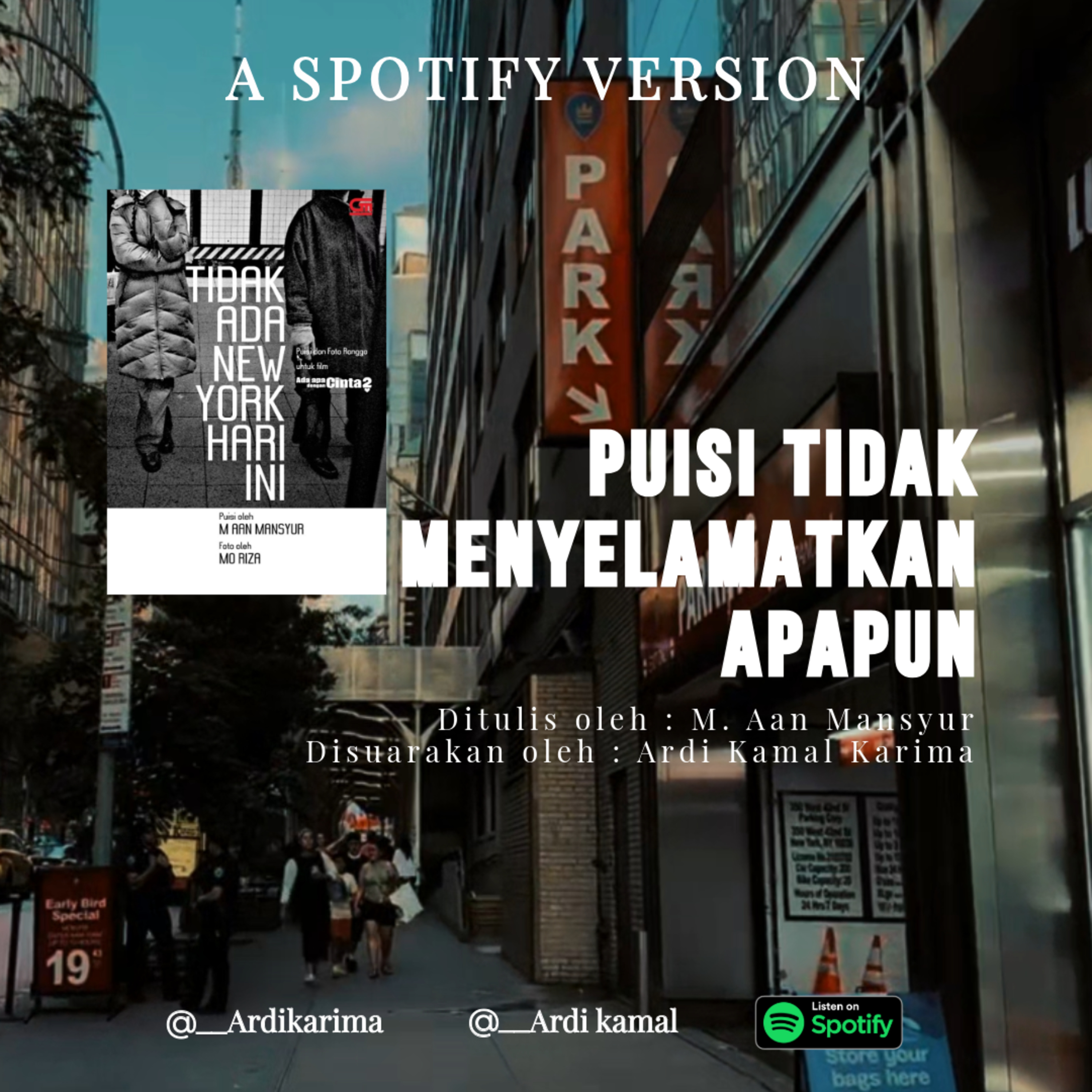 Puisi Tidak Menyelamatkan Apapun - M. Aan Mansyur episode artwork