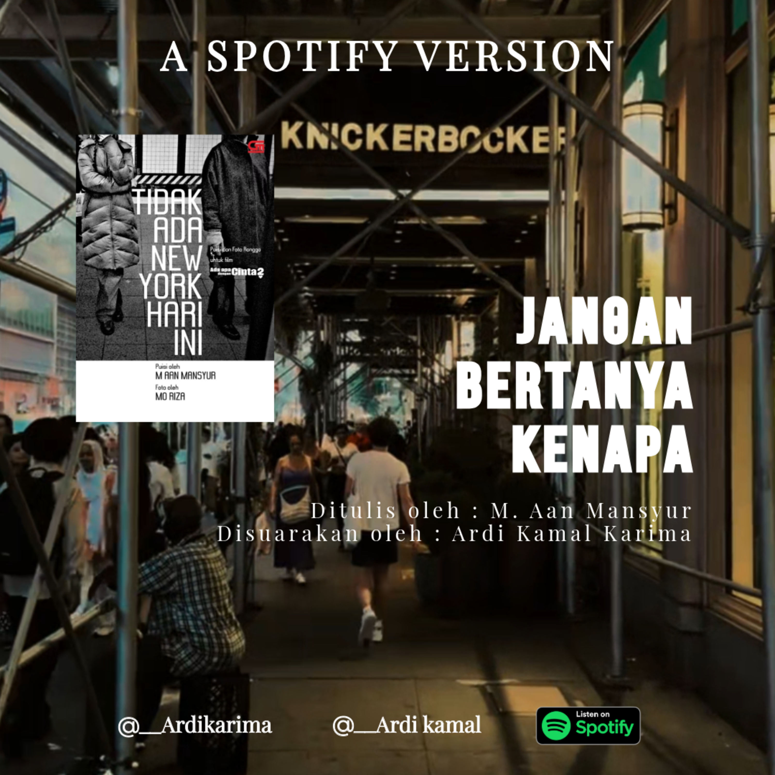 Jangan Bertanya Kenapa - M. Aan Mansyur episode artwork