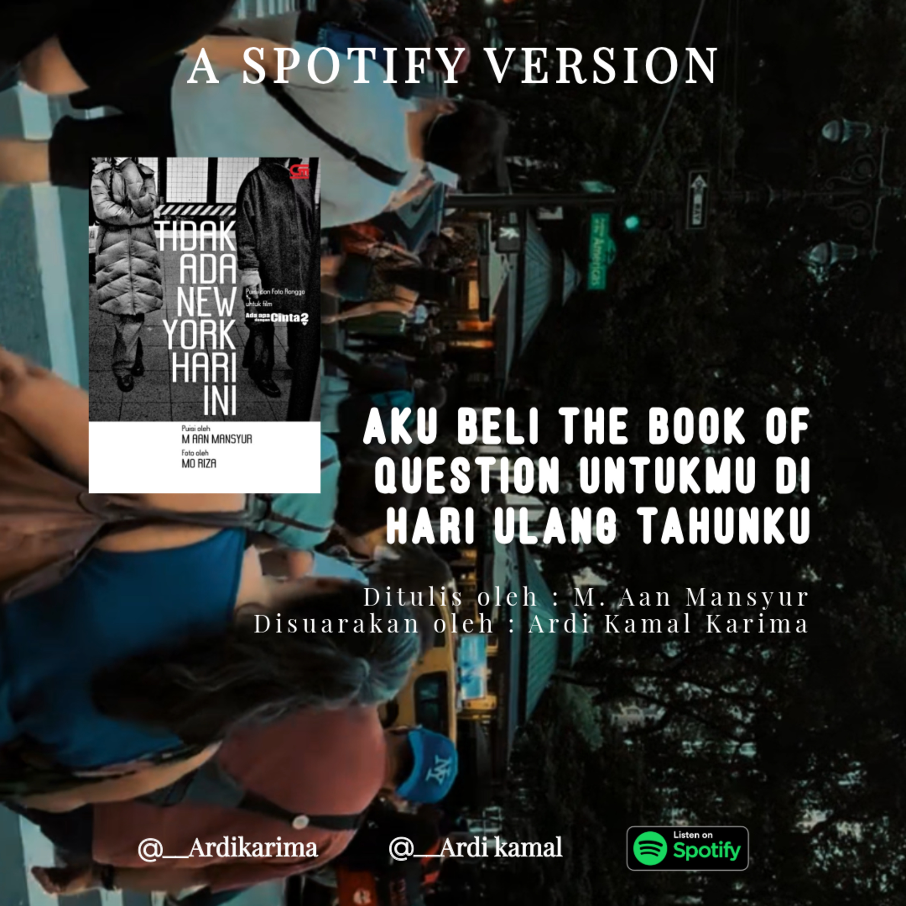 Aku Beli The Book Of Question Untukmu Di Hari Ulang Tahunku - M. Aan Mansyur episode artwork