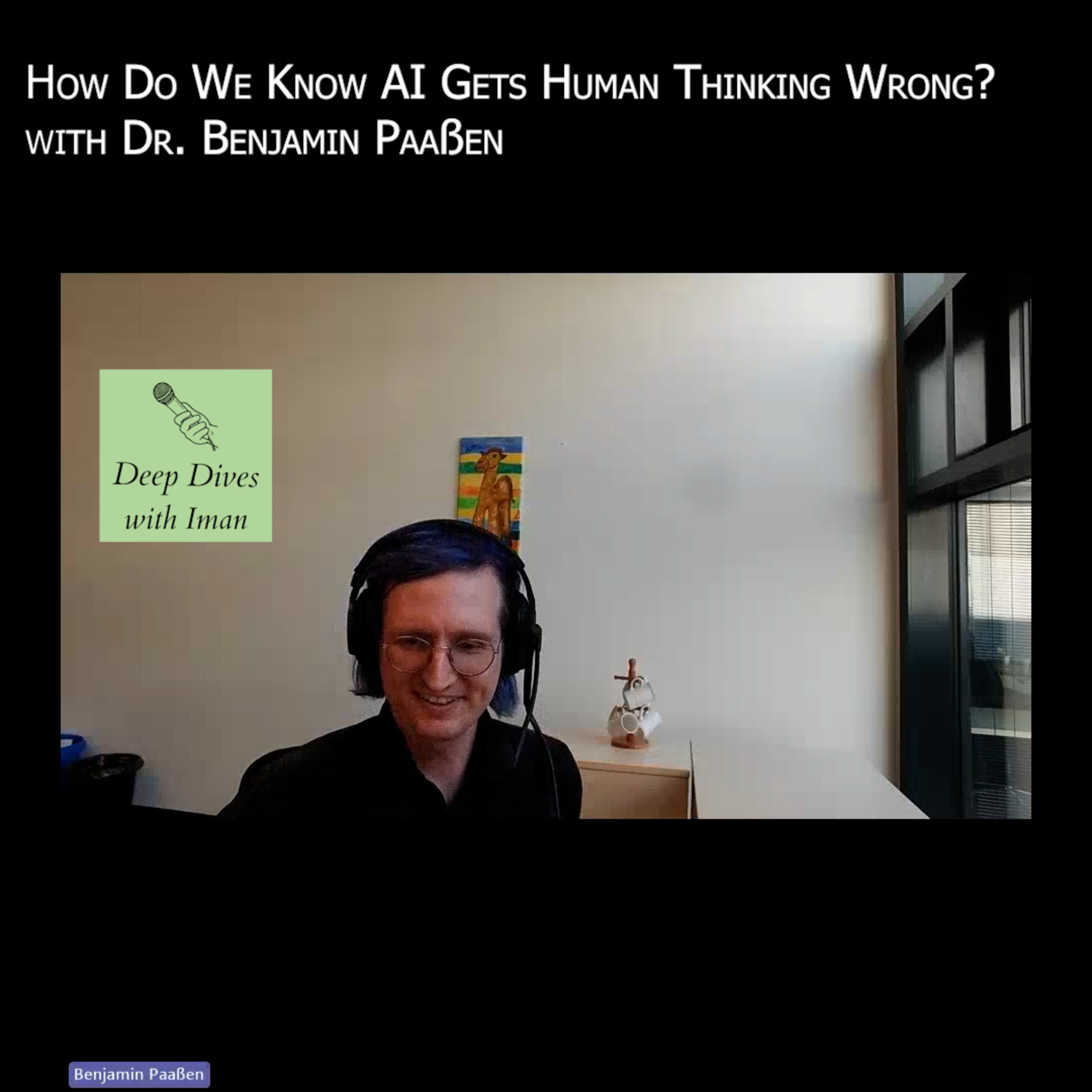 How Do We Know AI Gets Human Thinking Wrong? — with Dr. Benjamin Paaßen